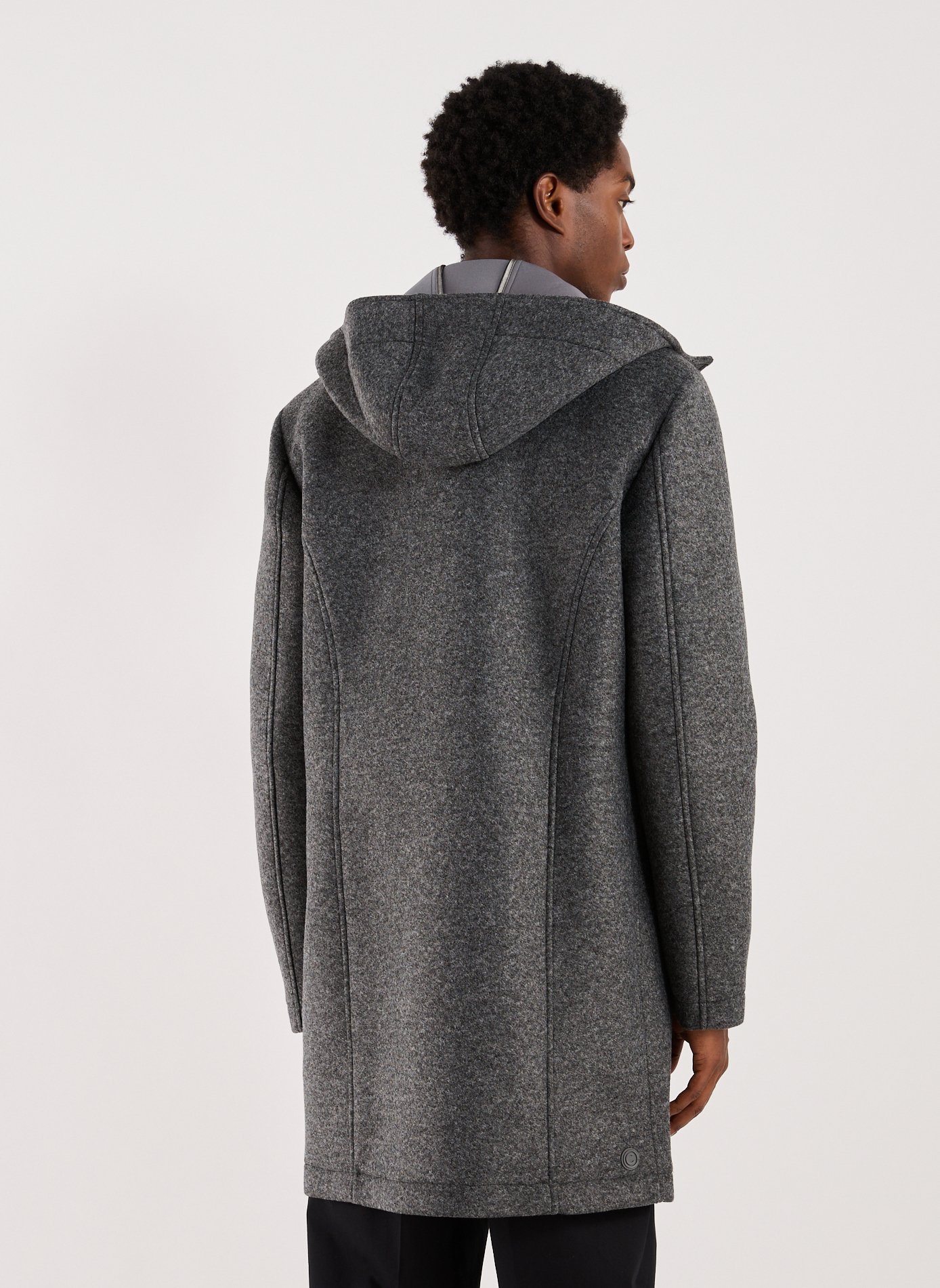 Oversized Hooded Coat COLMAR Grey
