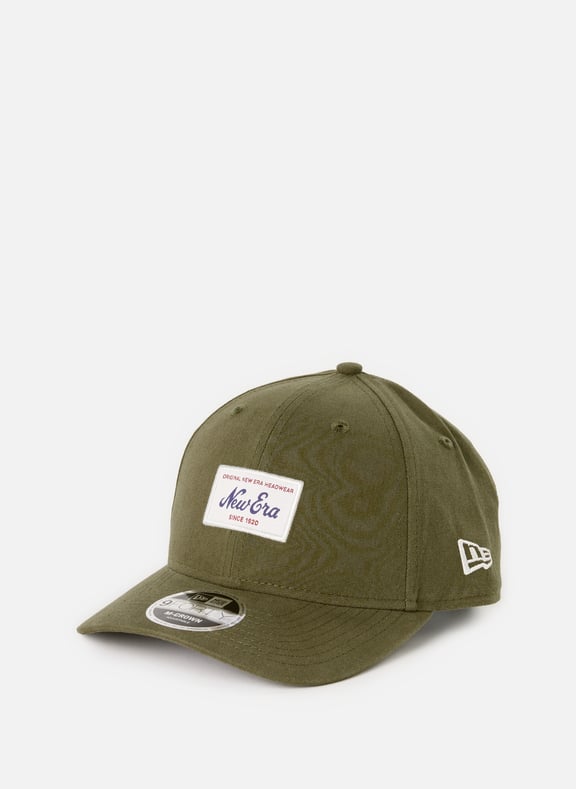 Curved brim cotton cap Green by NEW ERA NEW ERA Curved brim cotton cap Green