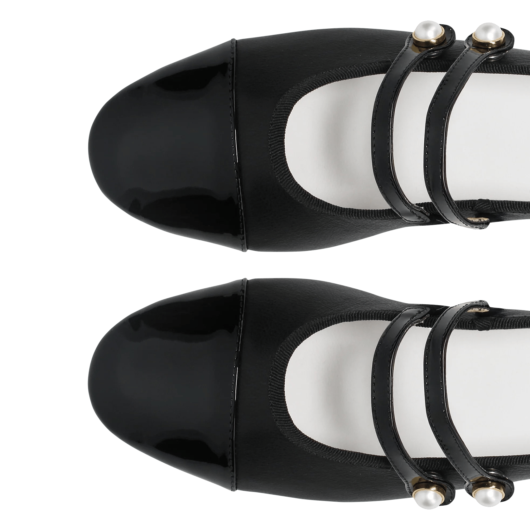 Ballerines en cuir REPETTO Noir