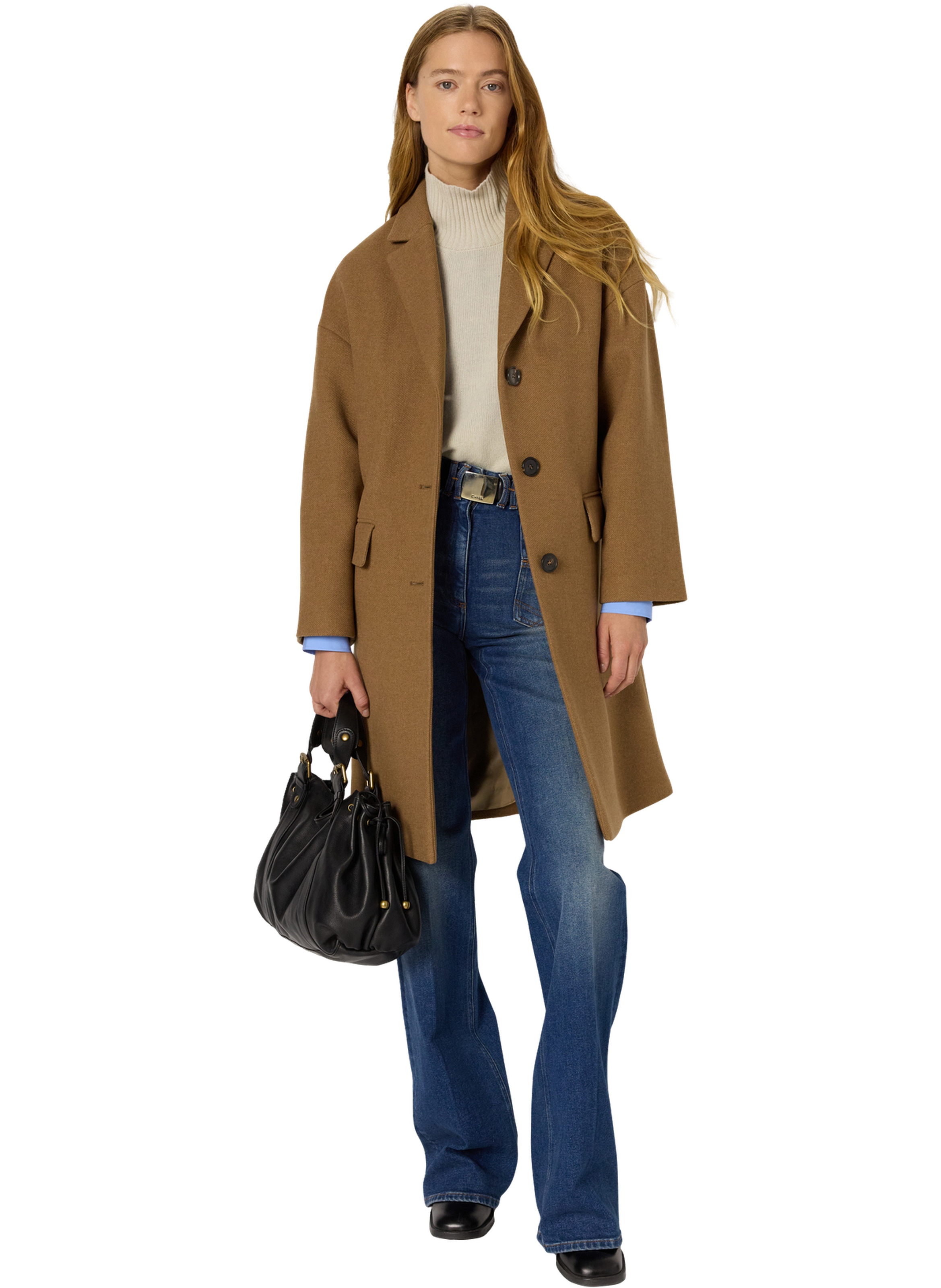 Manteau ample esprit pardessus - mahault GERARD DAREL Beige