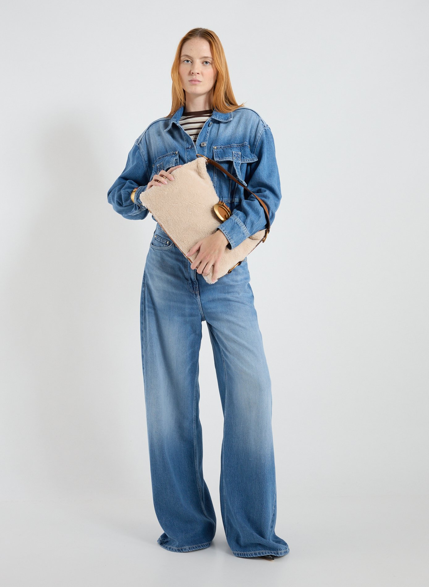 Textured handbag GUESS Multicolour