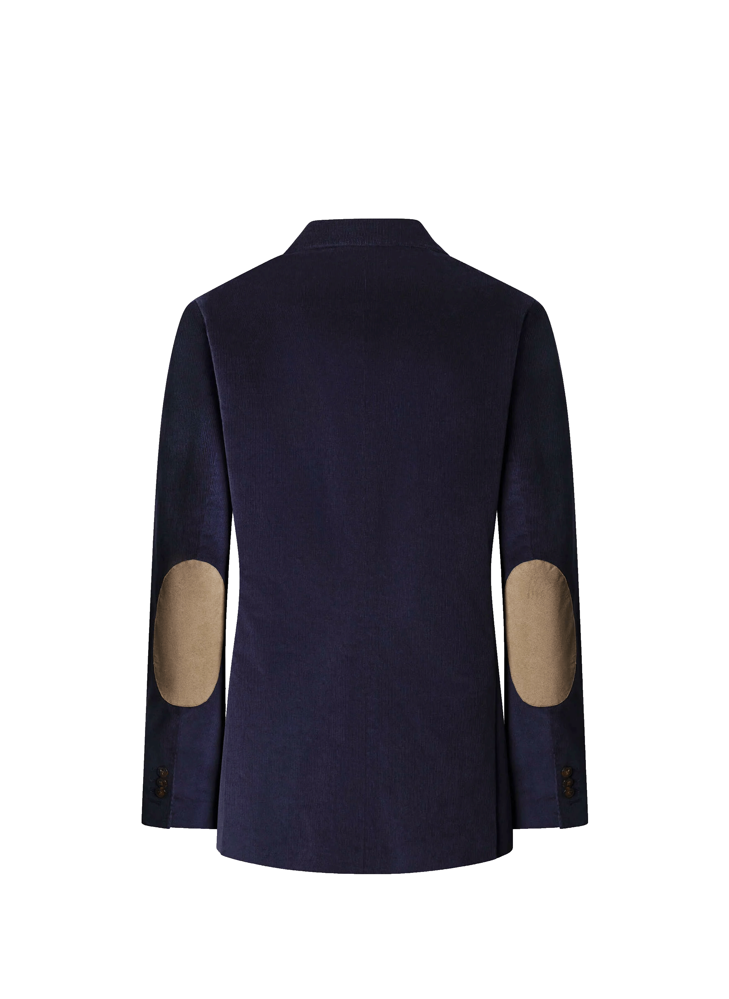 Blazer col tailleur en coton mélangé FACONNABLE Bleu