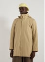 Parka imperméable à capuche rétractable | Marron by AIGLE AIGLE Parka imperméable à capuche rétractable | Marron