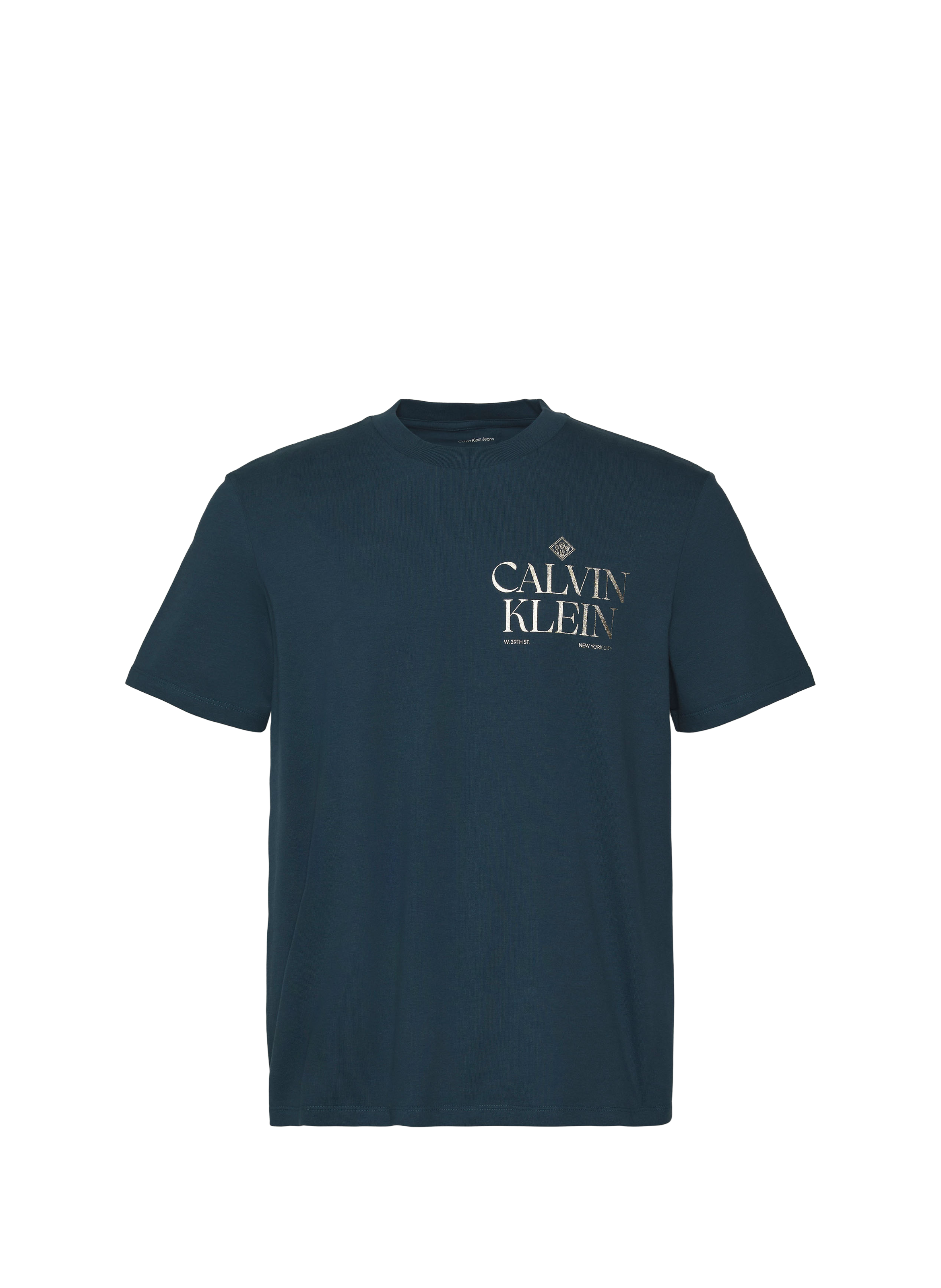 Cotton Logo T-shirt CALVIN KLEIN Blue