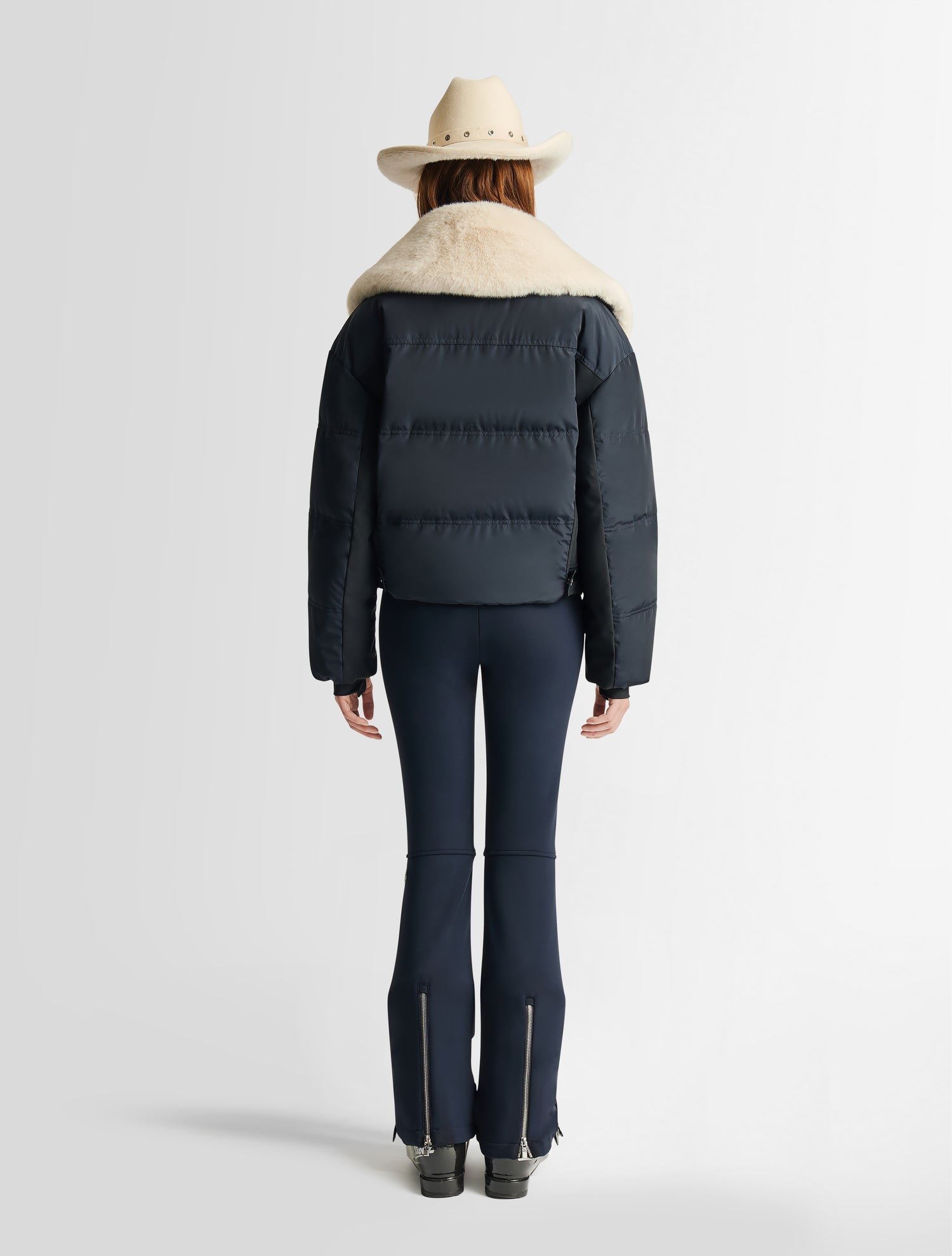 Blouson de ski lakki col panneau côtés FUSALP Bleu