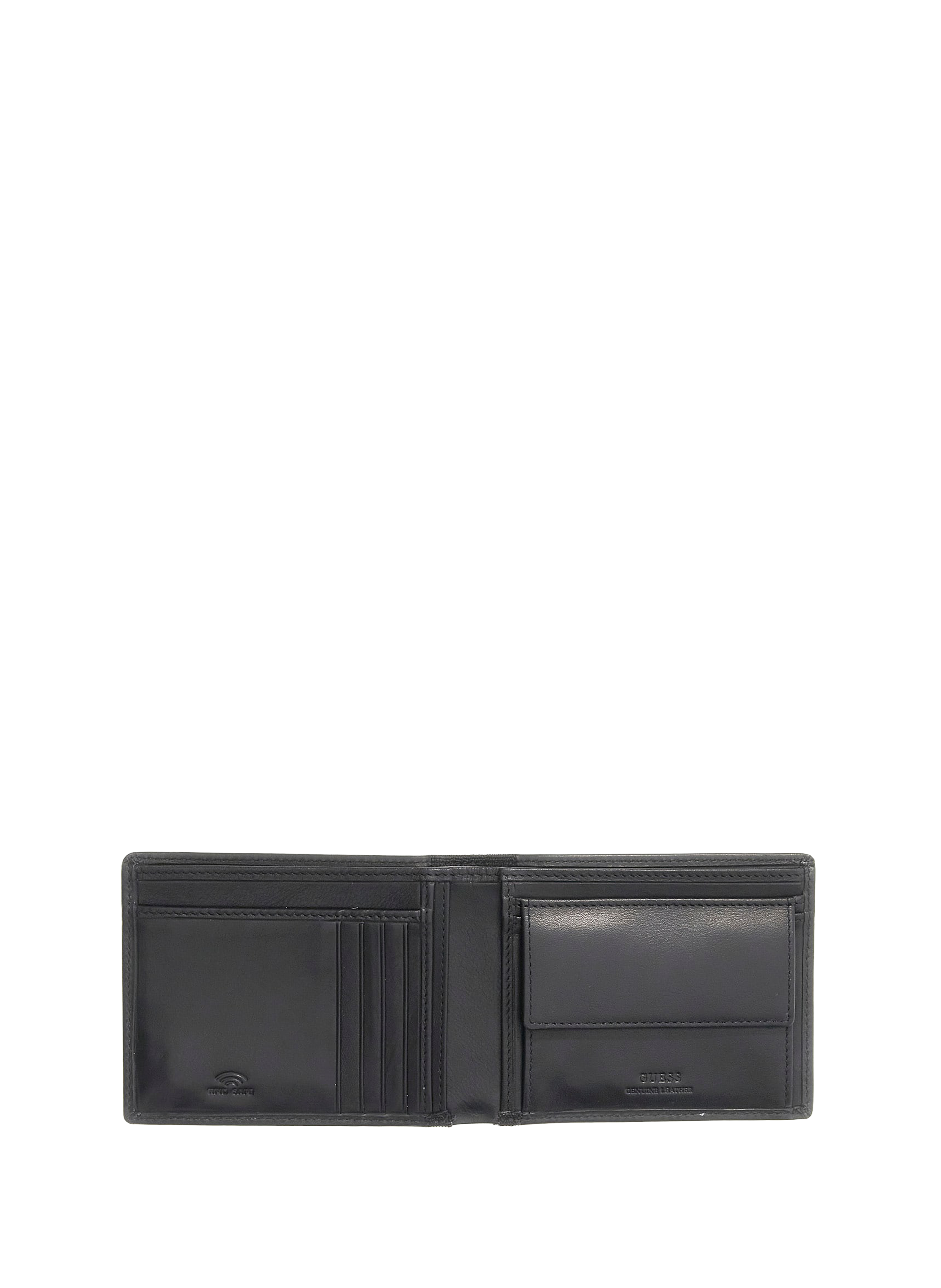 Berna leather wallet GUESS Black