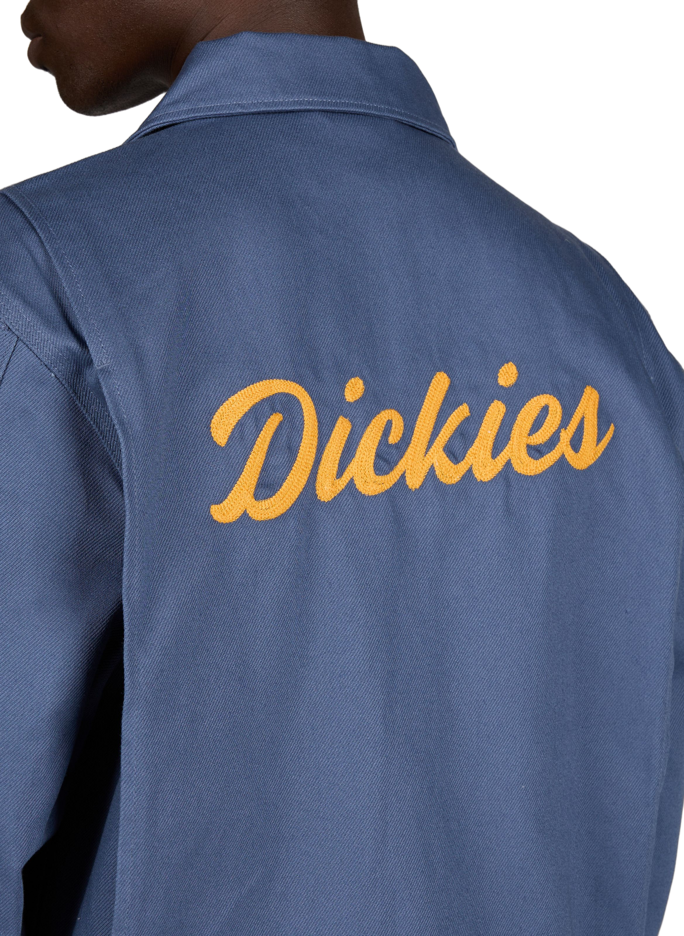 Embroidered jacket with classic collar DICKIES Blue
