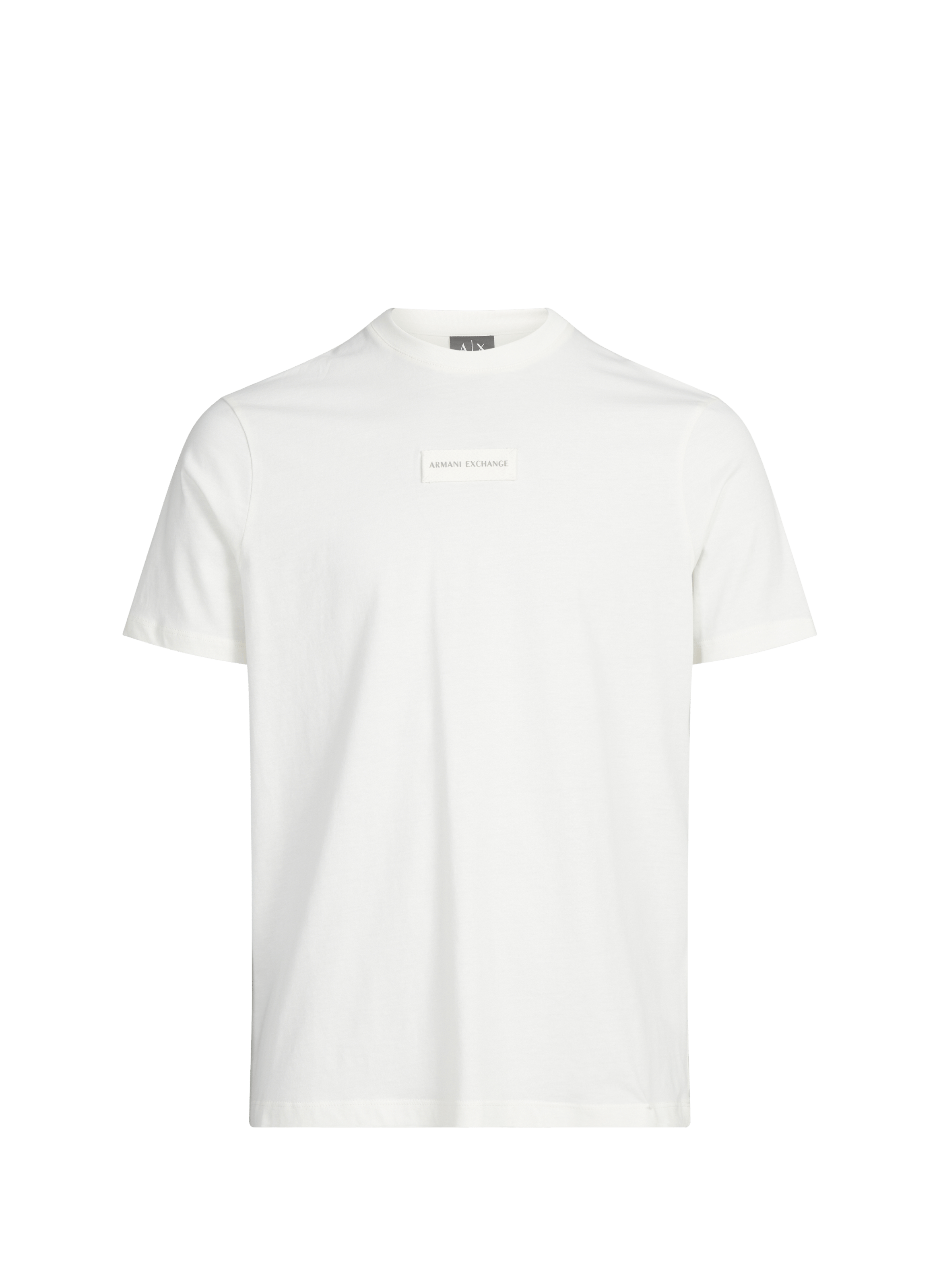 T-shirt col rond en coton ARMANI EXCHANGE Beige