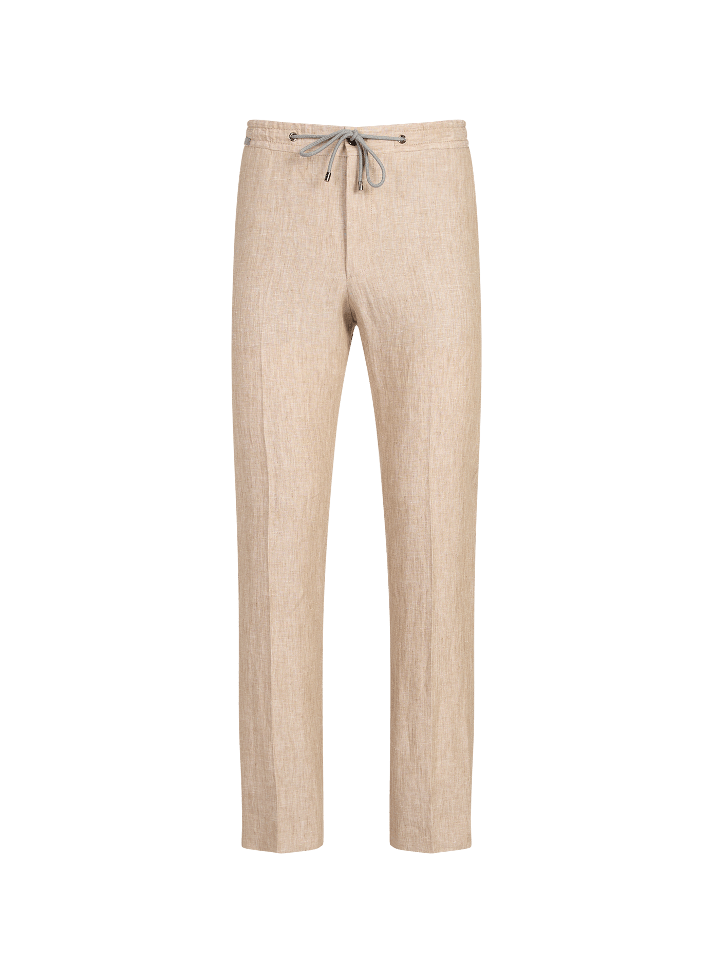 Regular linen trousers CORNELIANI Beige