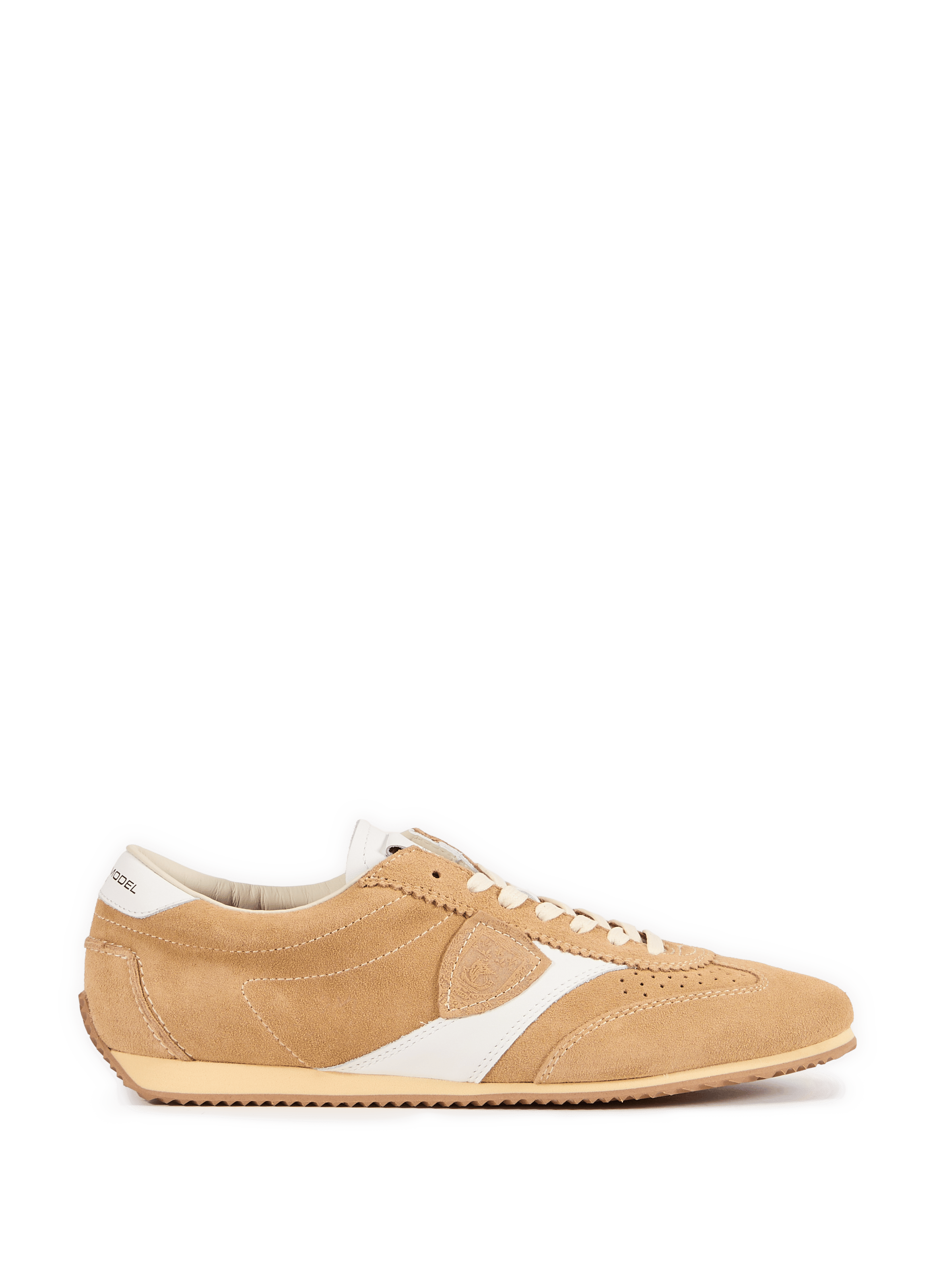 Suede Leather Sneakers PHILIPPE MODEL Beige