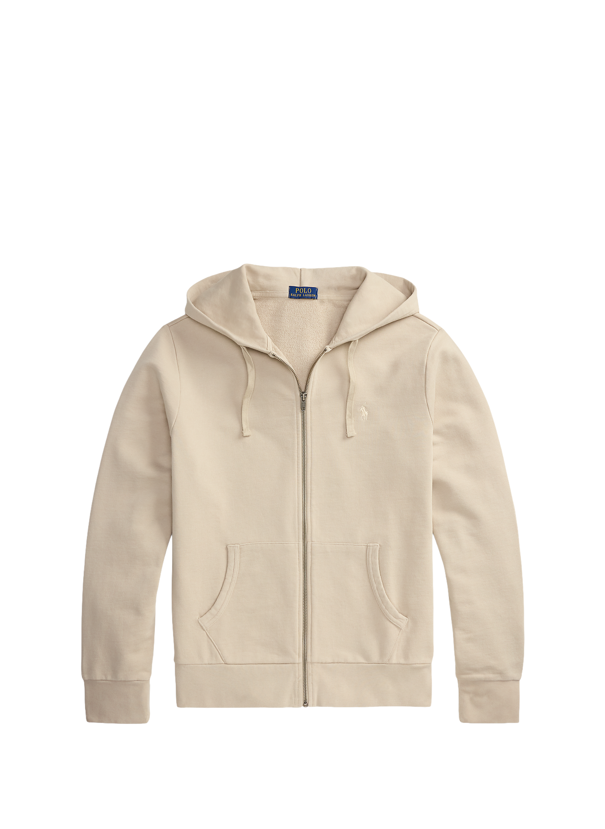 Hoodie zippée en coton POLO RALPH LAUREN Gris