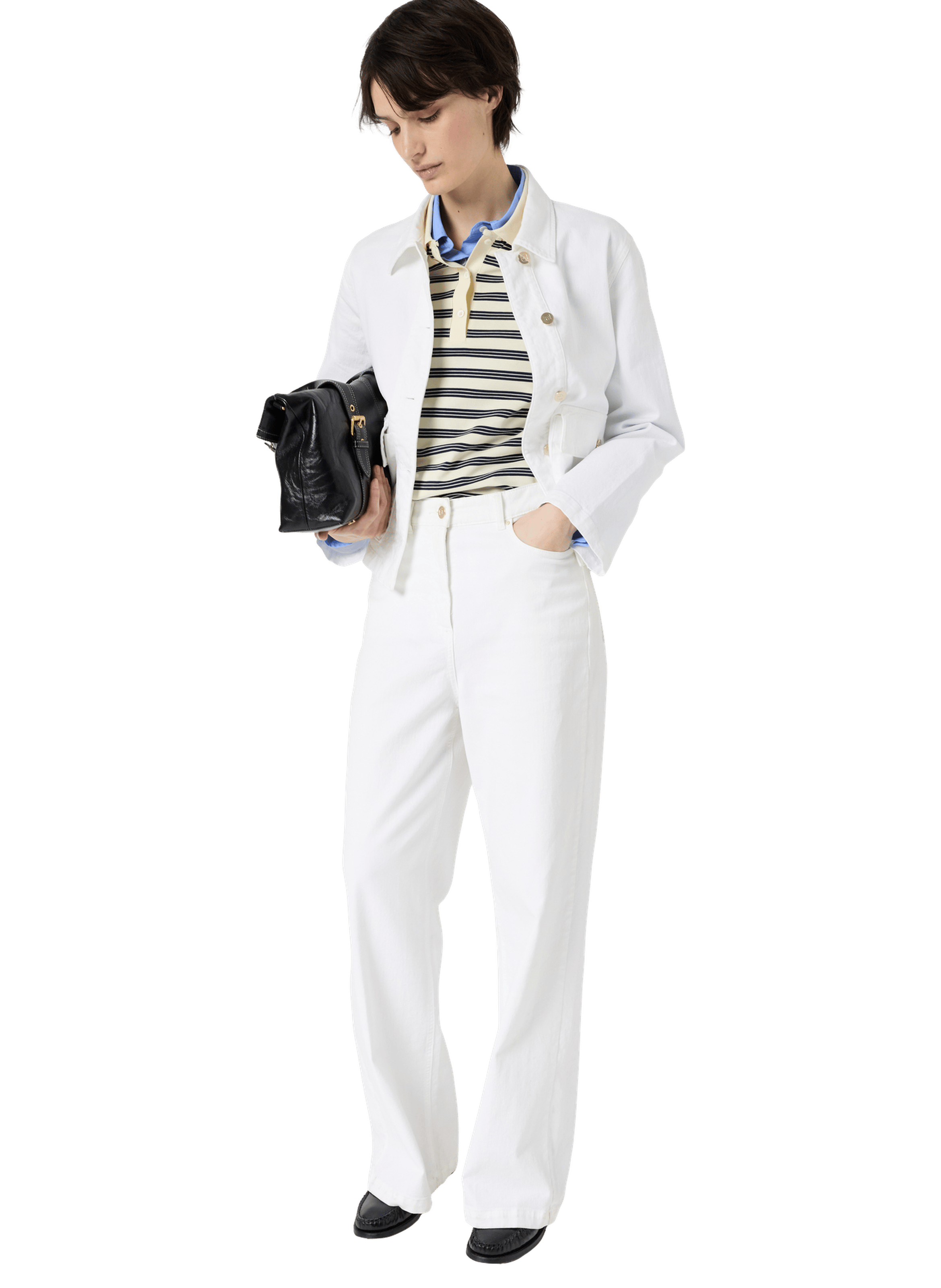Veste en denim blanc - thyra GERARD DAREL Blanc