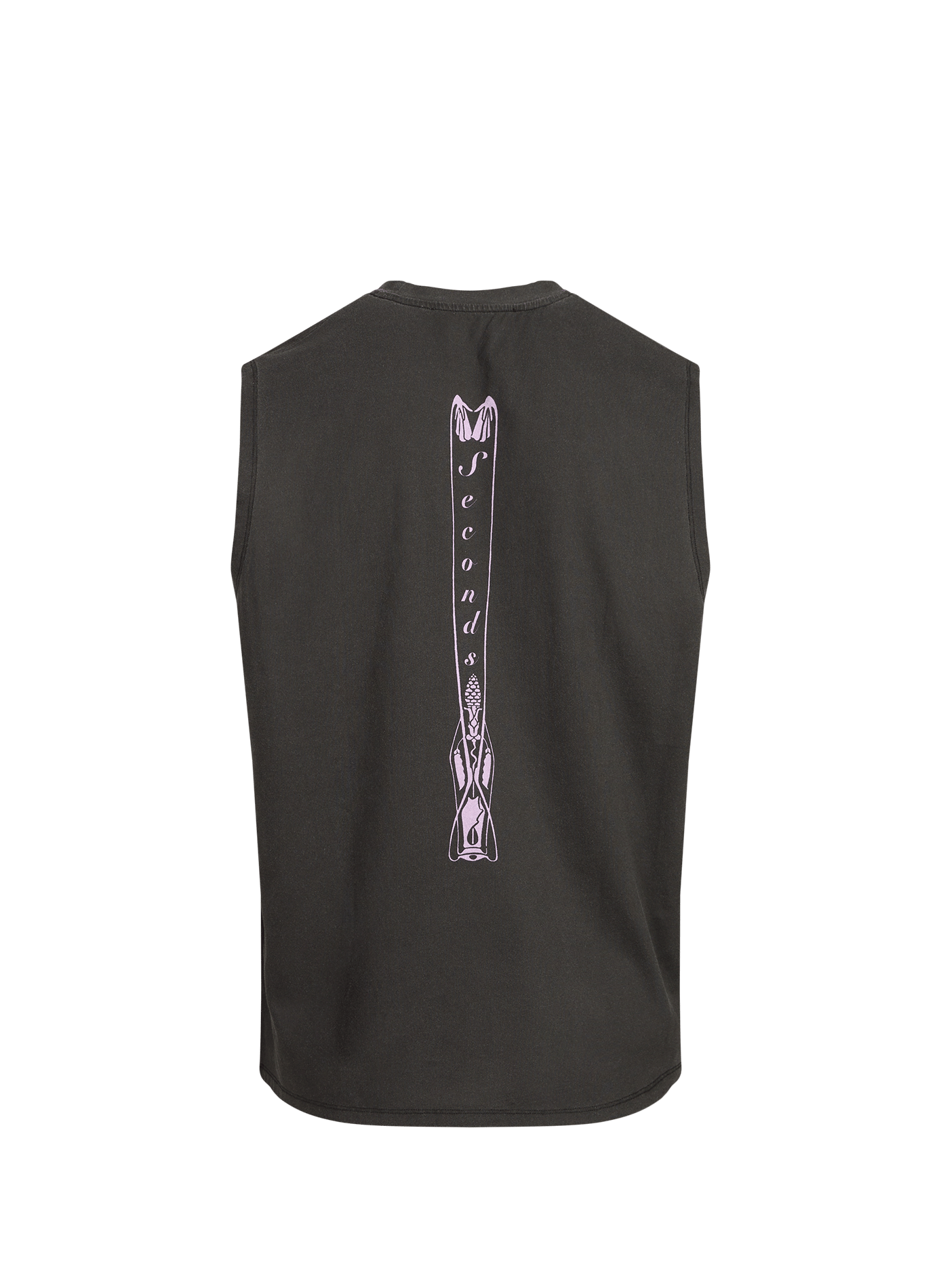 Débardeur imprimé Fallen Angel en coton OUR LEGACY Noir