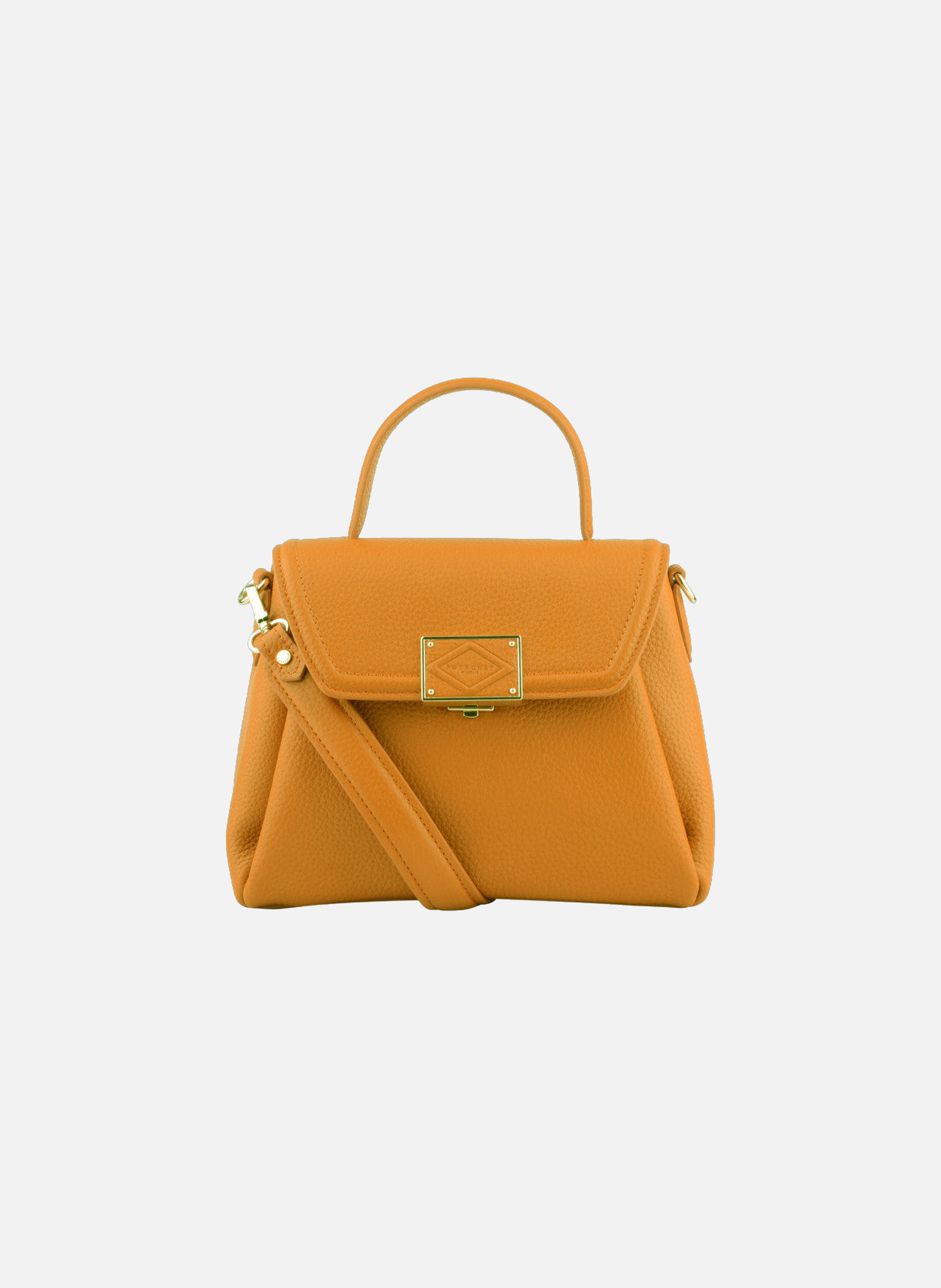 Carat | sac porté épaule en cuir de vachette POURCHET Jaune