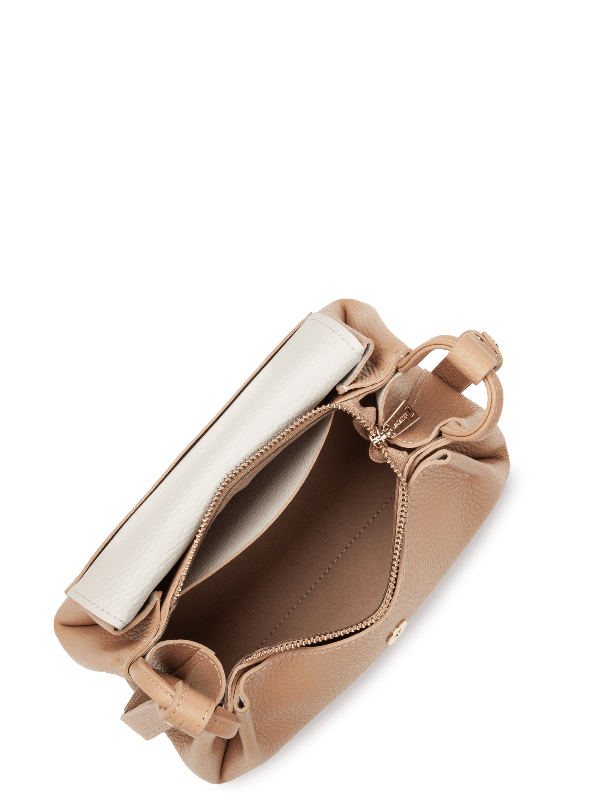 Small crossbody bag - accordéon double LANCASTER Beige