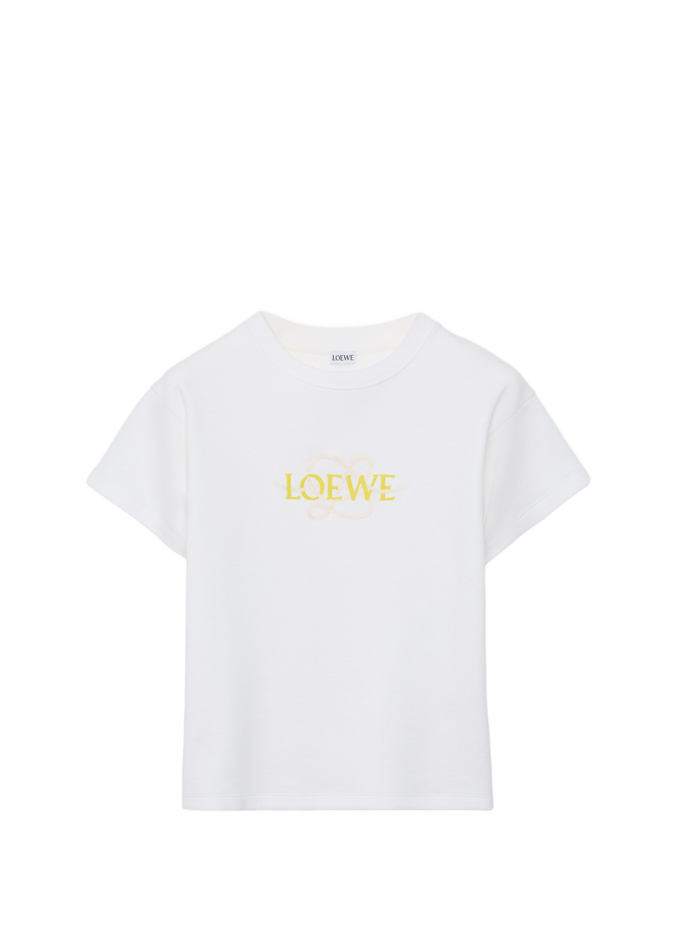 Classic cotton blend t-shirt LOEWE White