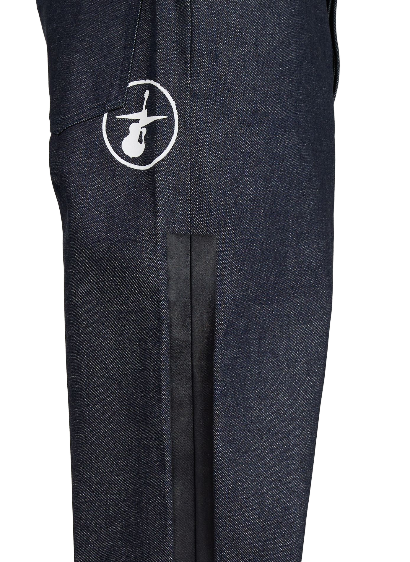 Flared raw denim jeans in cotton A.P.C. Blue
