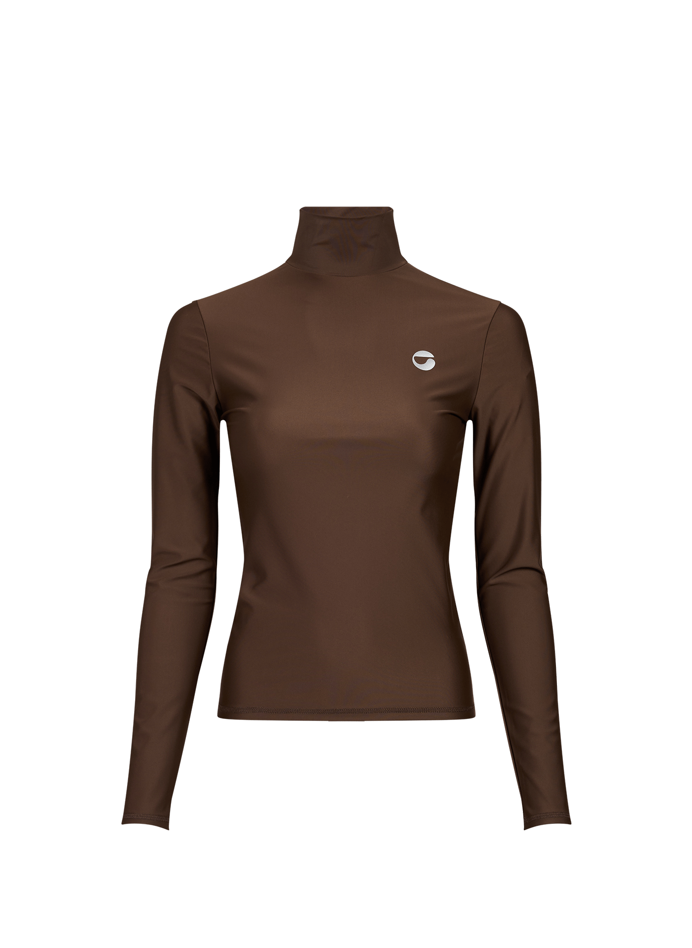 Rollkragen-T-Shirt mit Logo COPERNI Braun