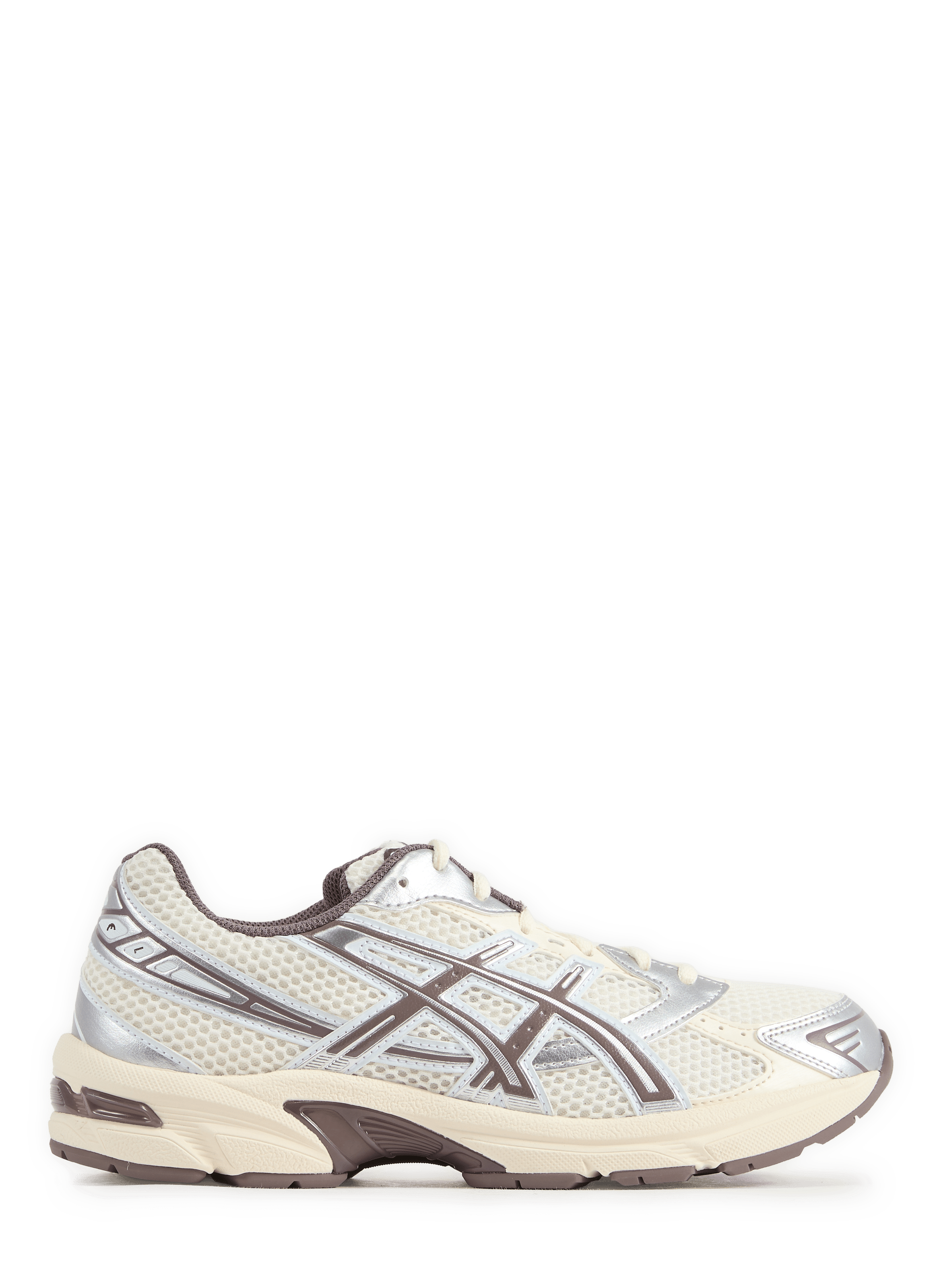 Serrated leather mixed sneakers ASICS Beige