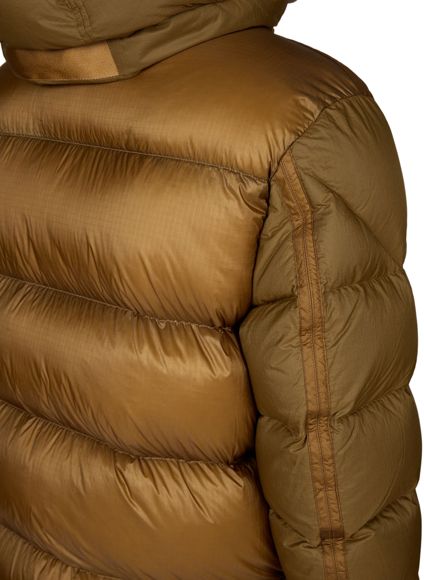 Gewatteerde jas met capuchon van Notig. PARAJUMPERS Goud
