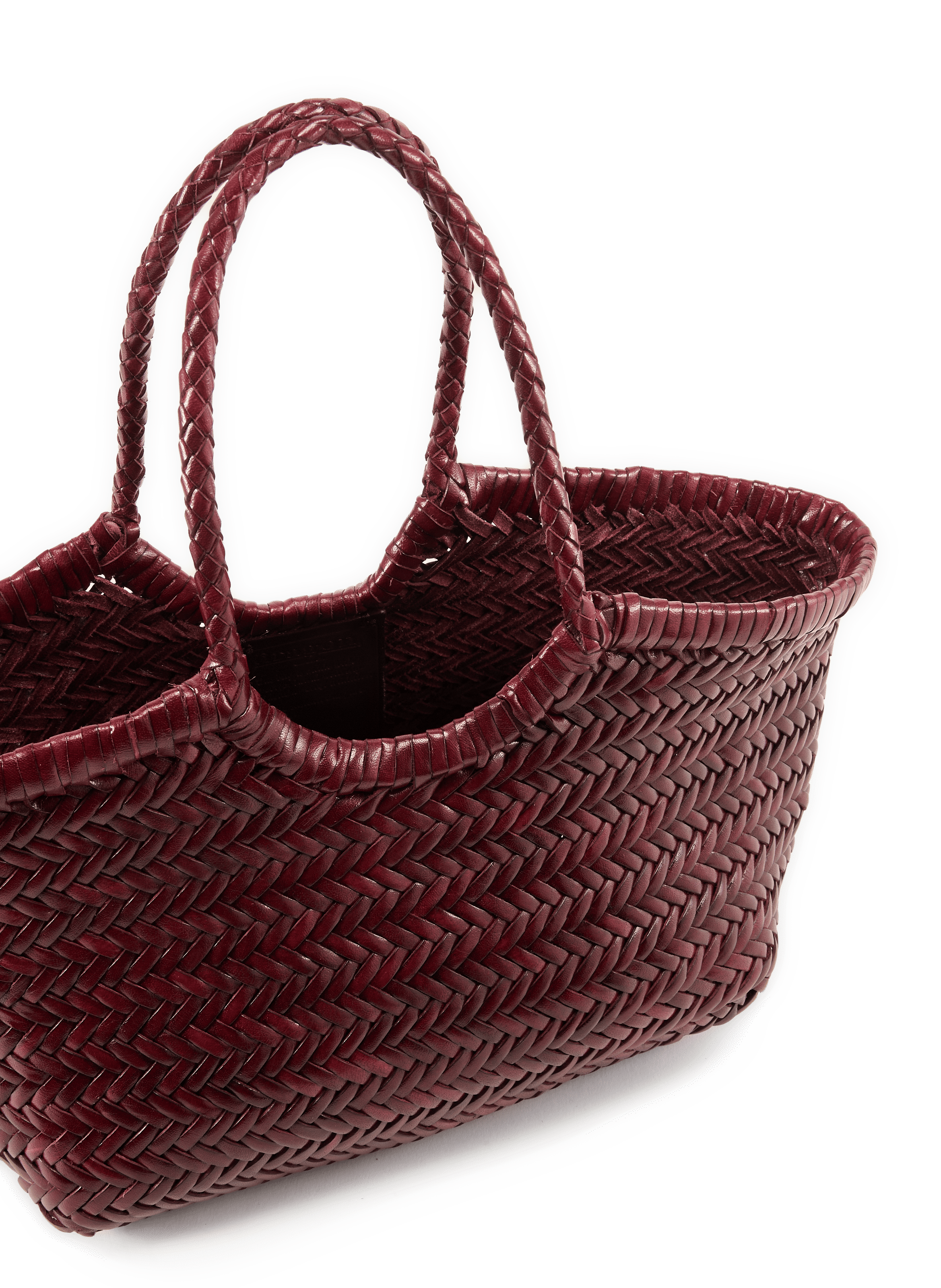 NANTUCKET leather basket bag | Red DRAGON DIFFUSION Women