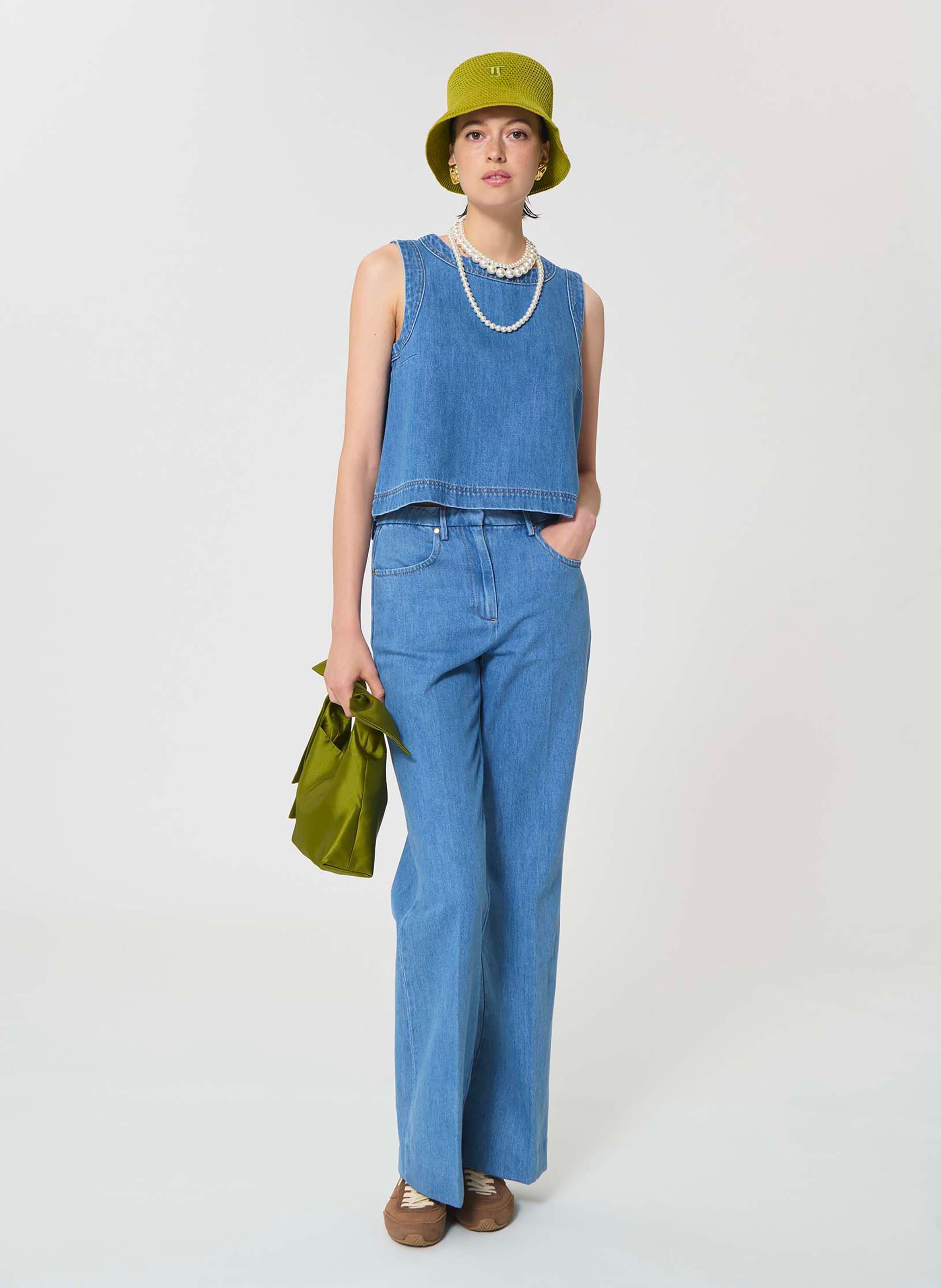 Top tipi TARA JARMON Bleu
