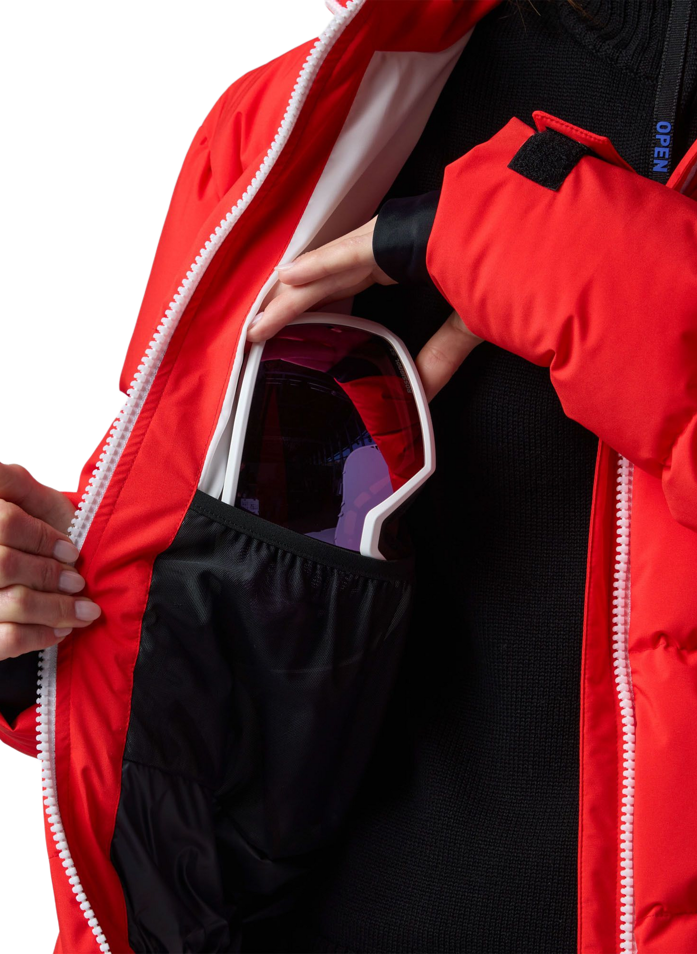Gesteppte JCC All Snow Daunenjacke mit Kapuze ROSSIGNOL Weiss