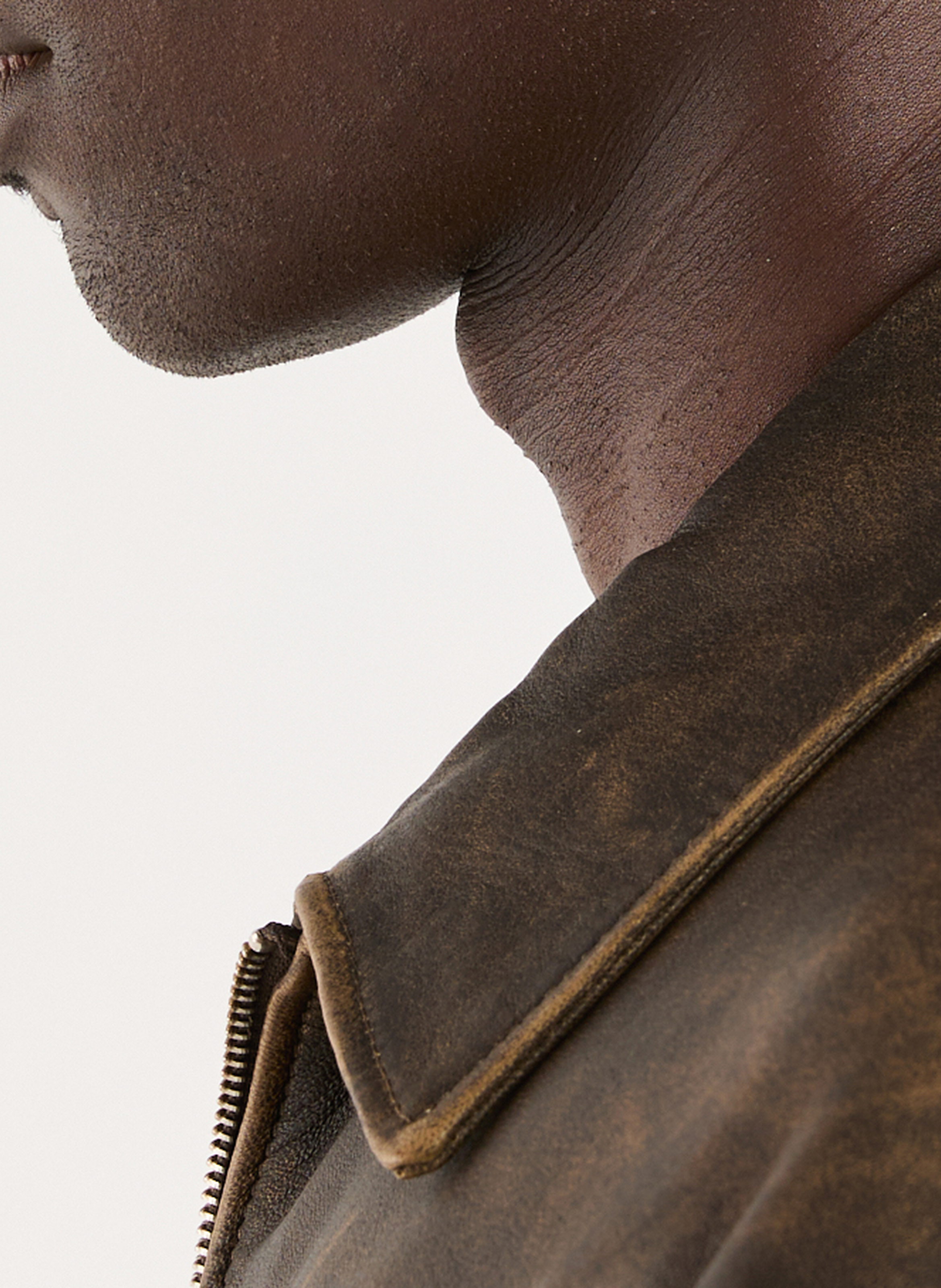 Leather beret SAISON 1865 Multicolour