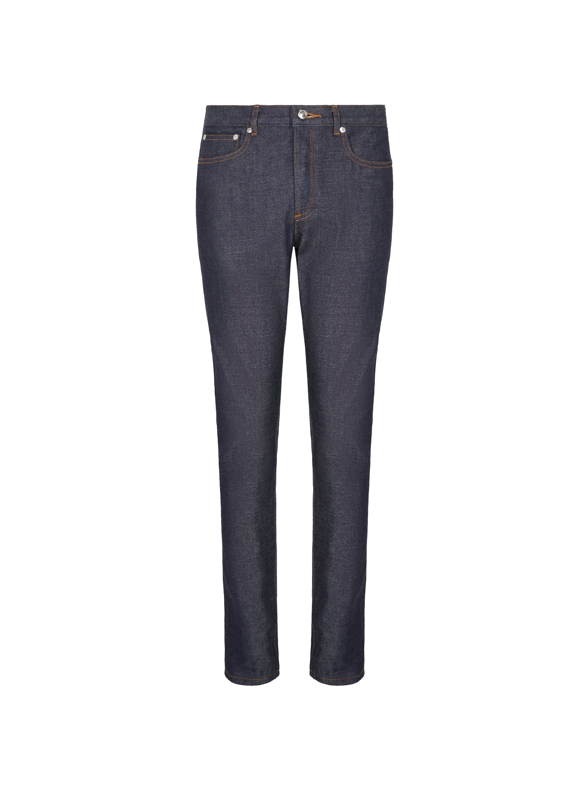 Straight-cut raw denim jeans A.P.C. Blue