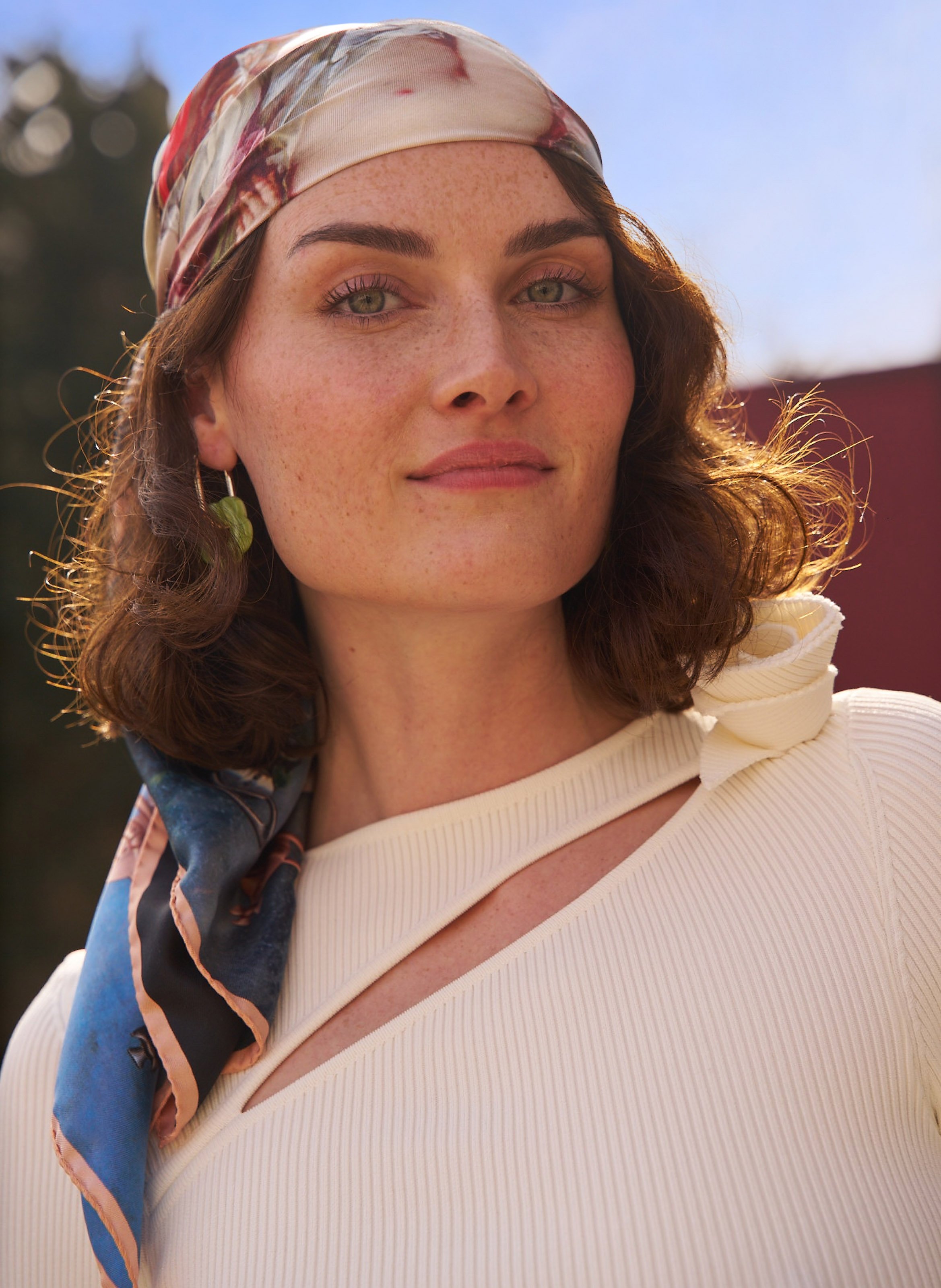 Floral earrings AU PRINTEMPS PARIS Green