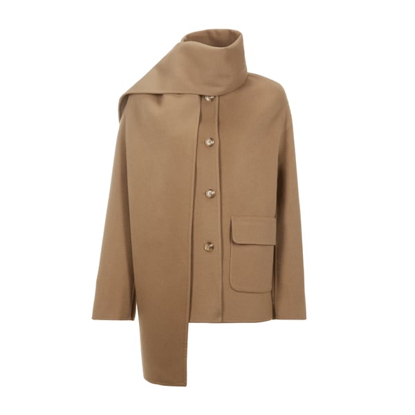 Manteau en laine mélangée