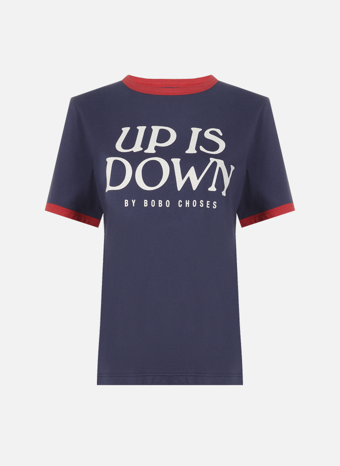 Up Is Down organic cotton T-shirt BOBO CHOSES