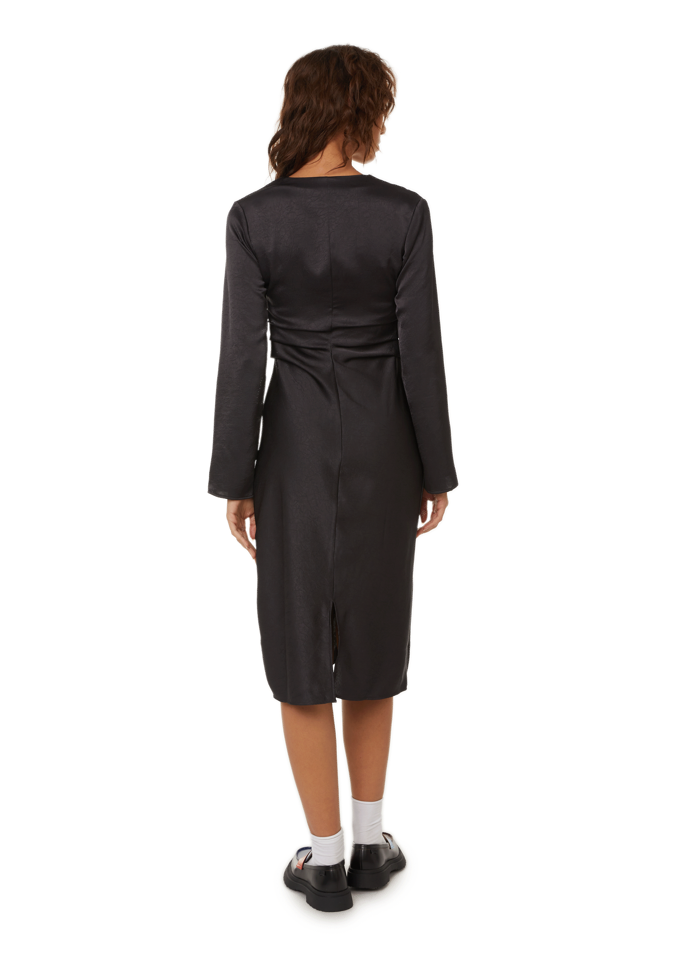 Ivanka midi dress SAMSOE SAMSOE Brown