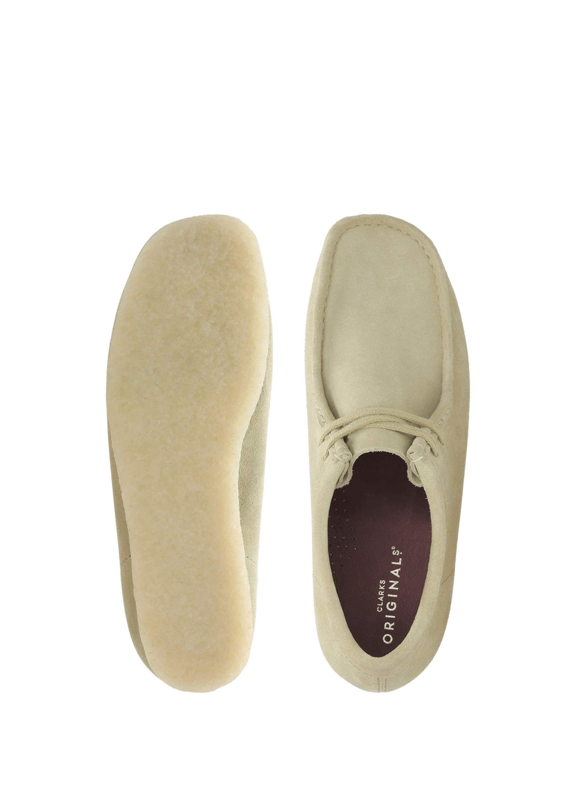 Wallabee suede shoes CLARKS Beige