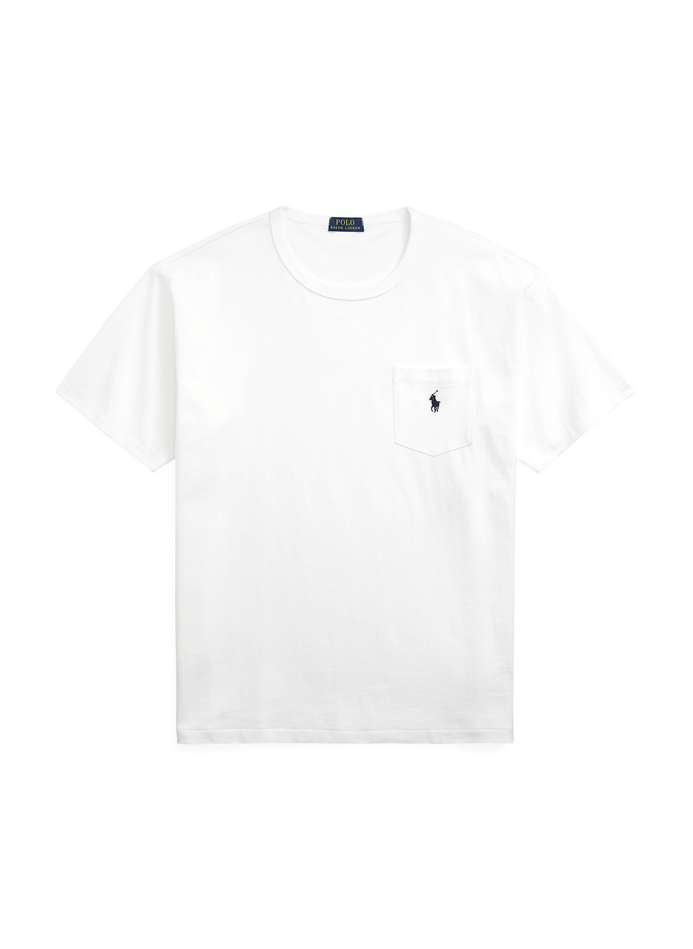 POLO RALPH LAUREN T-shirt uni en coton  Blanc