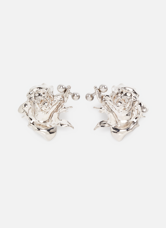 JUSTINE CLENQUET Earrings Silver