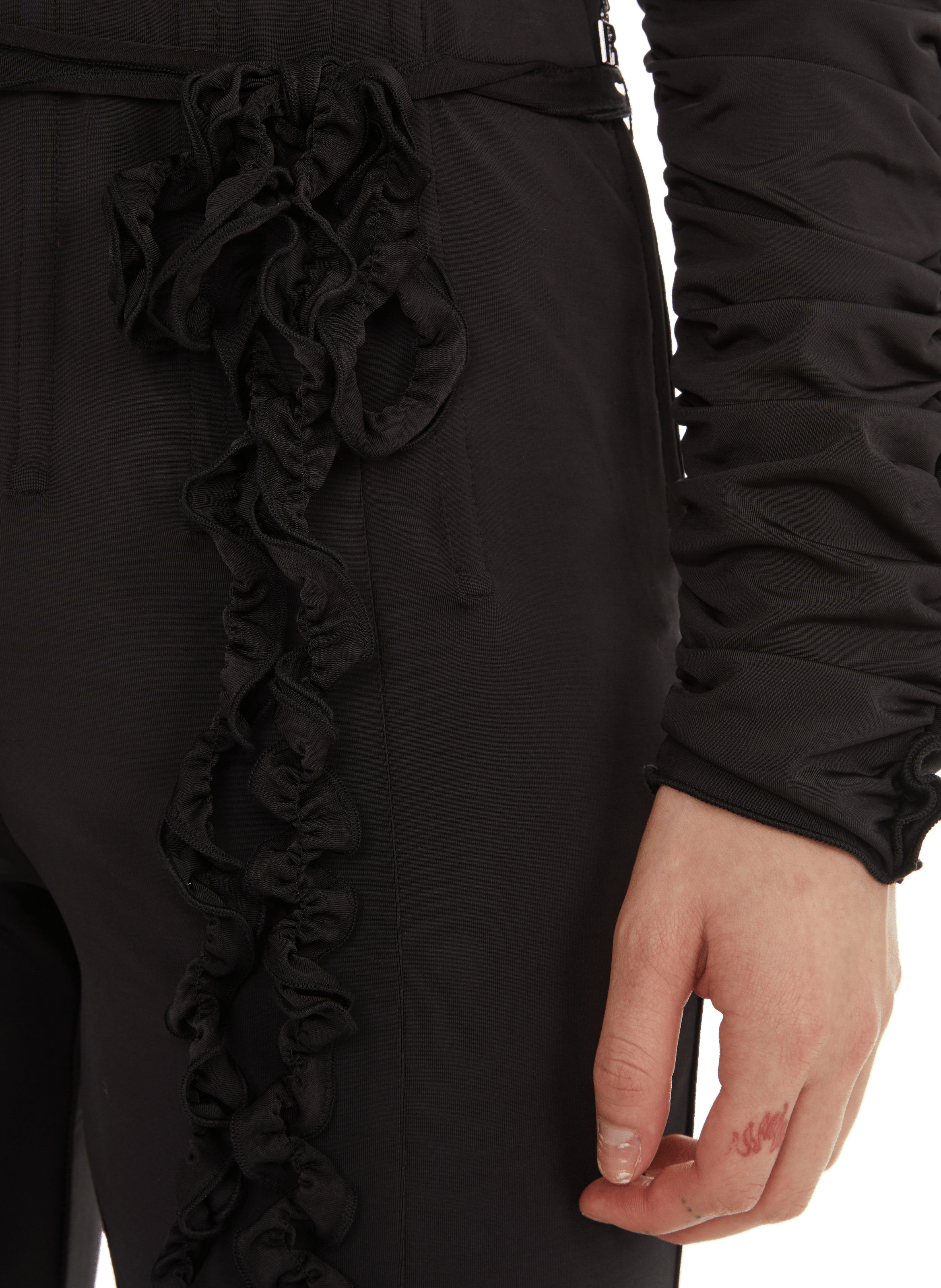 Pantalon évasé ROTATE Noir