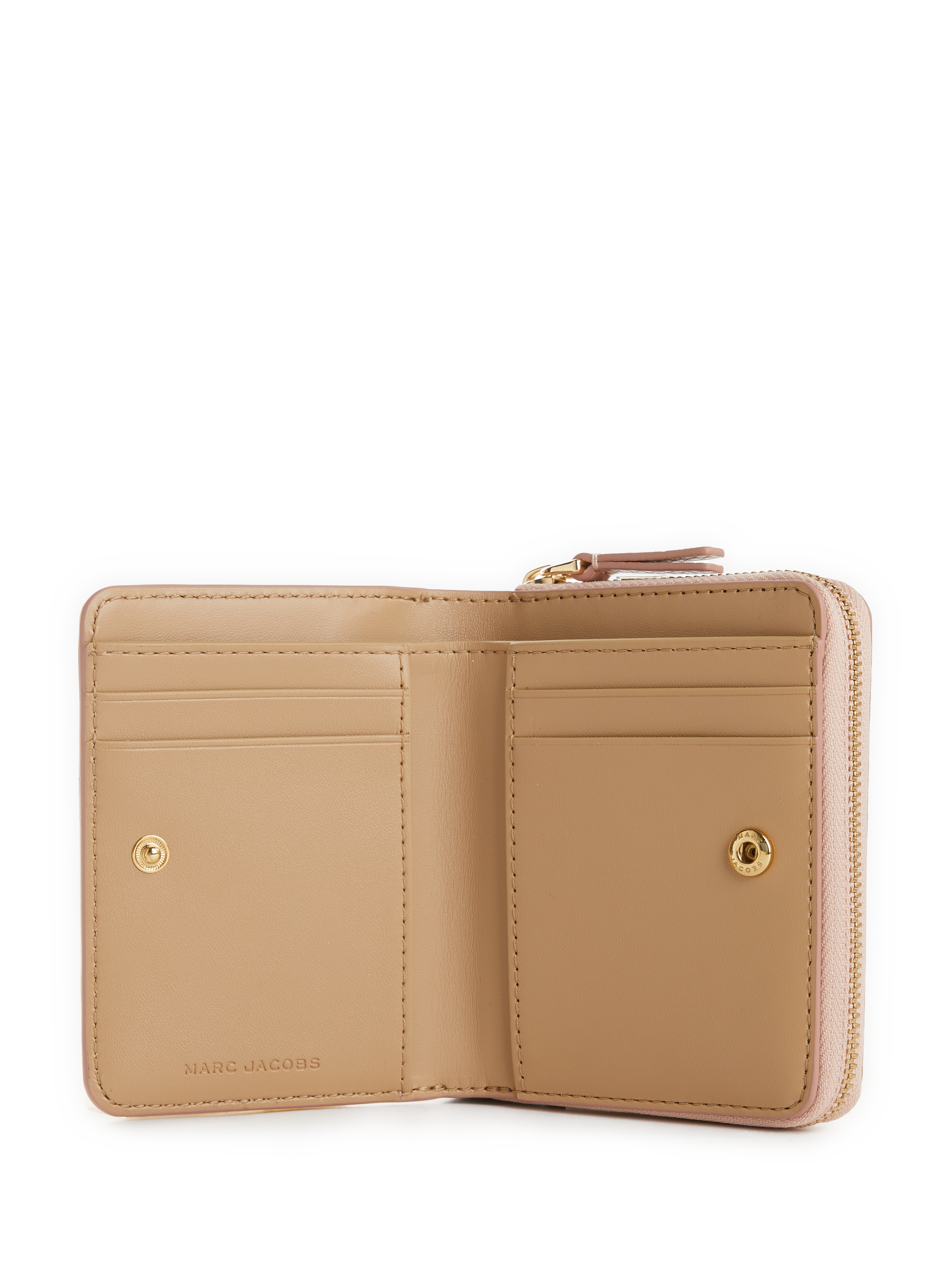 Porte-monnaie The Leather Mini MARC JACOBS Rose