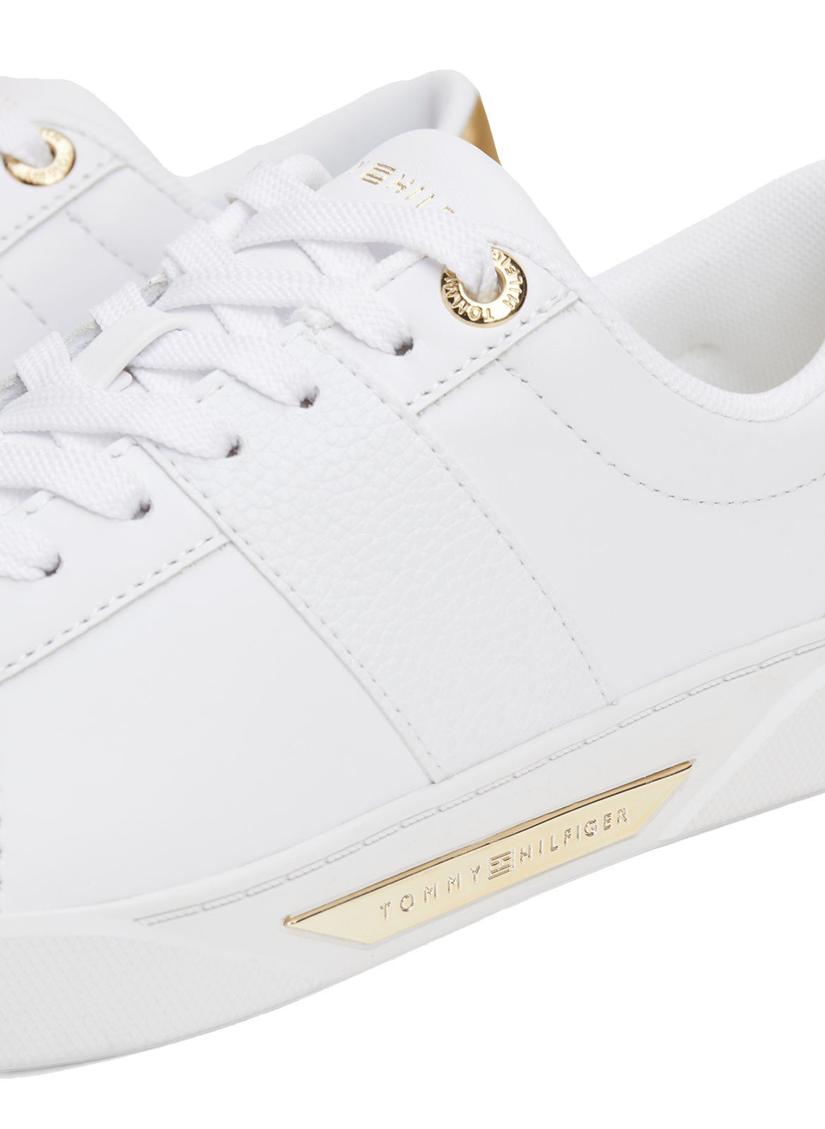 Baskets en cuir  TOMMY HILFIGER White
