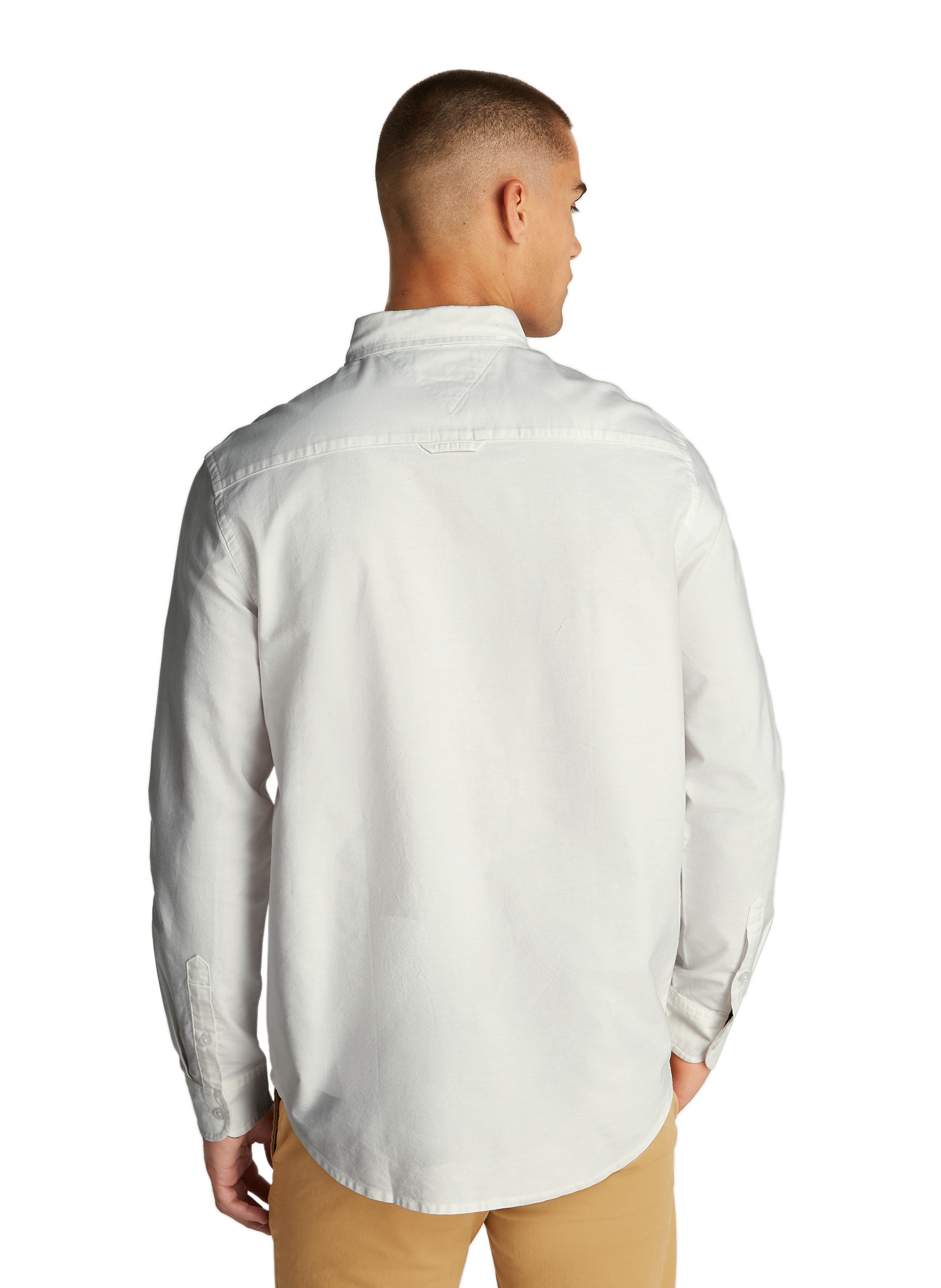 Solid color cotton Oxford shirt TOMMY HILFIGER White