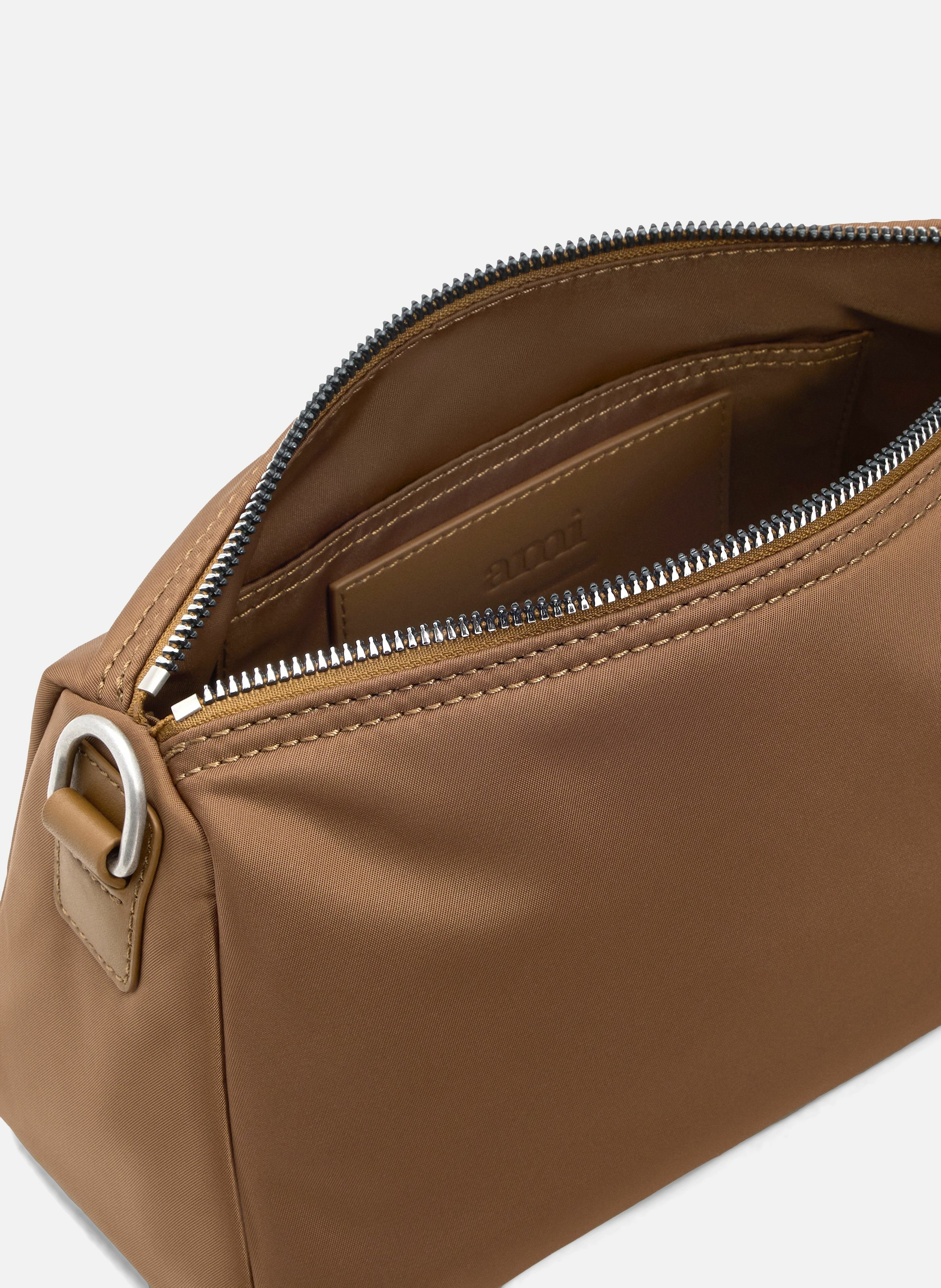 Sac Marcel En Nylon Ouatiné unisexe AMI PARIS Marron