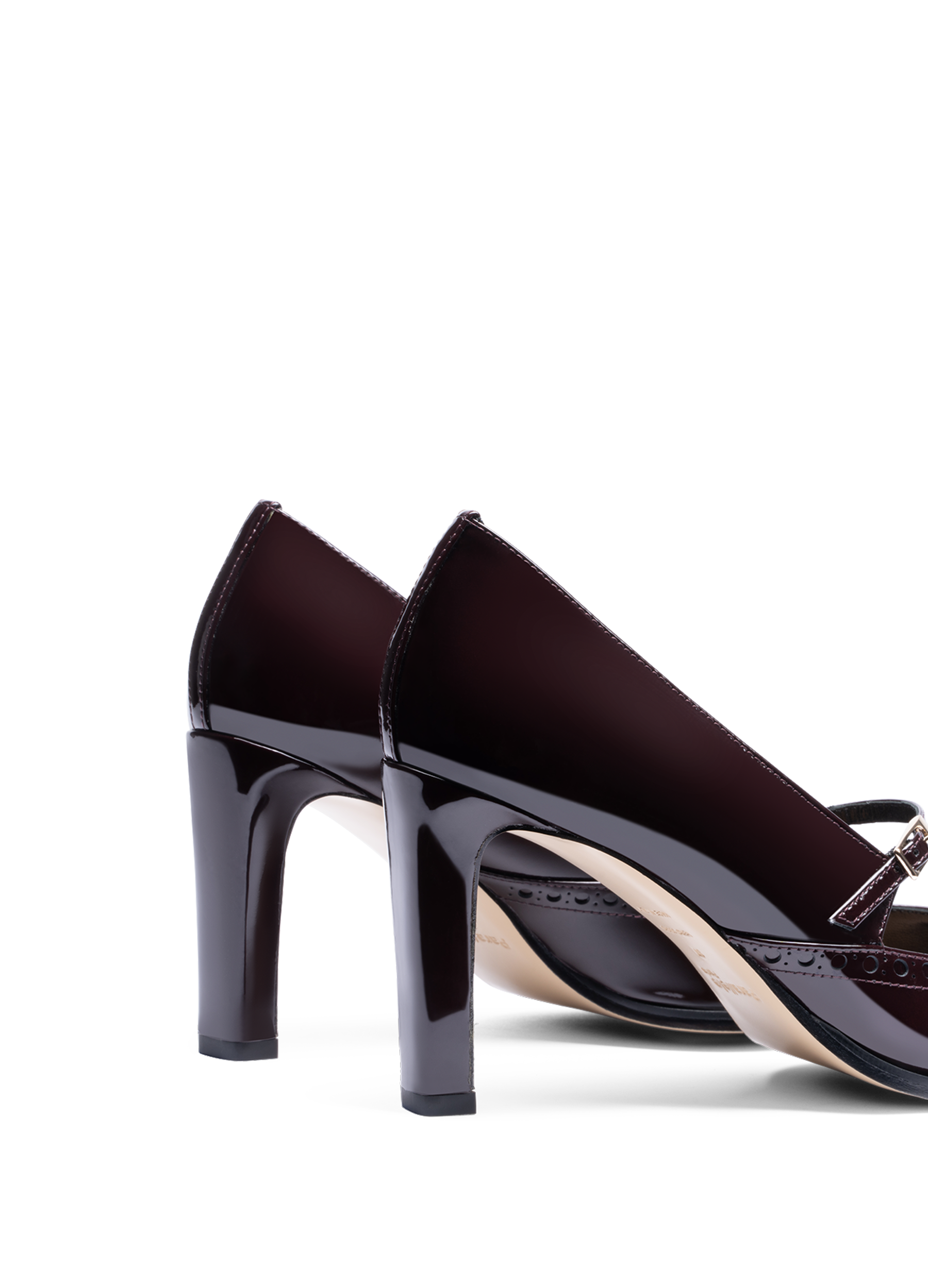 Escarpins alto en vernis PARALLELE Rouge