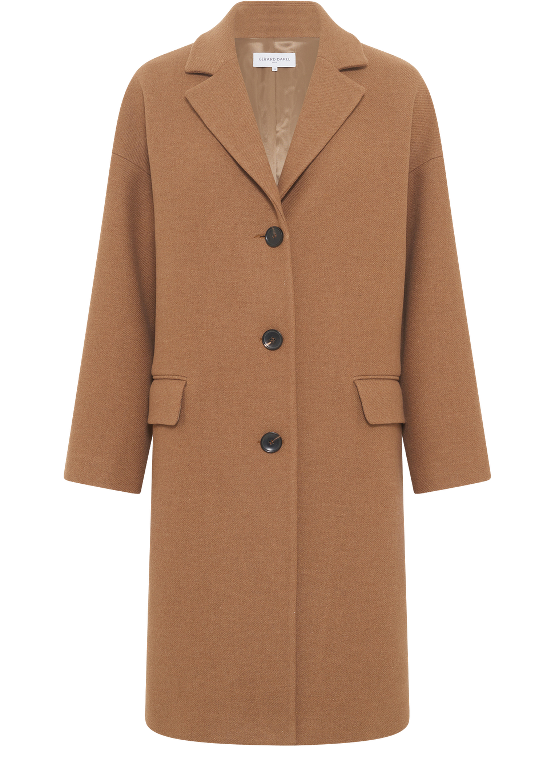 Manteau ample esprit pardessus - mahault GERARD DAREL Beige