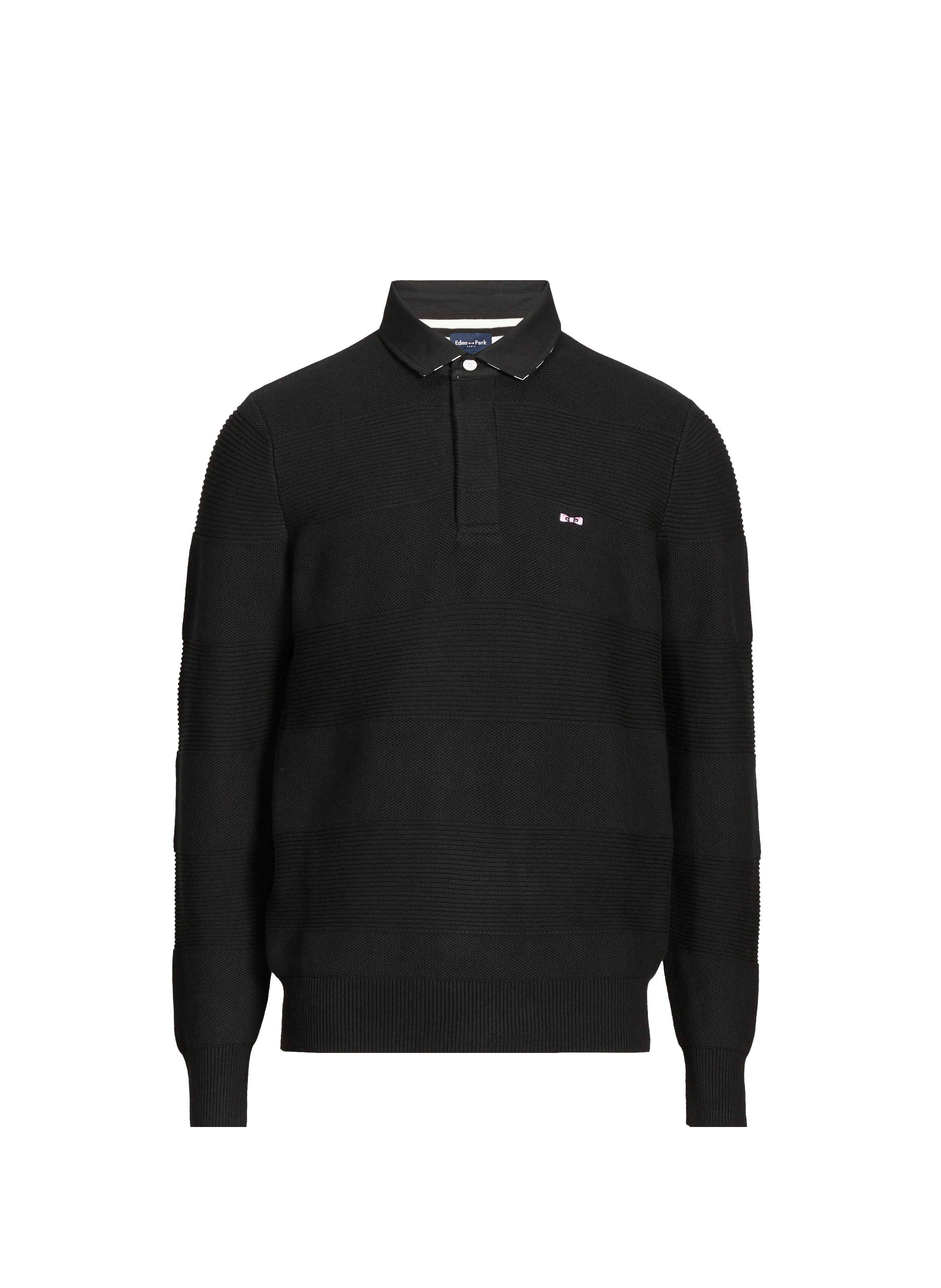 EDEN PARK Cotton logo sweater Black