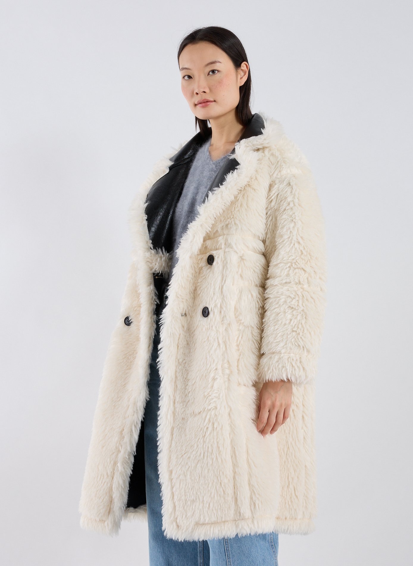 Manteau réversible col tailleur OOF WEAR Multicolore