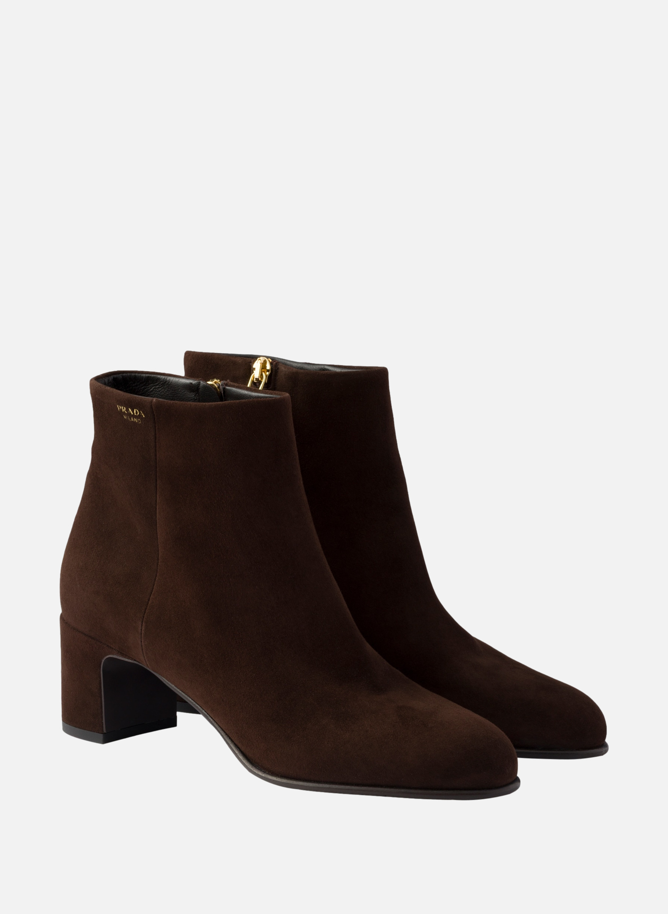 Bottines en cuir PRADA Noir