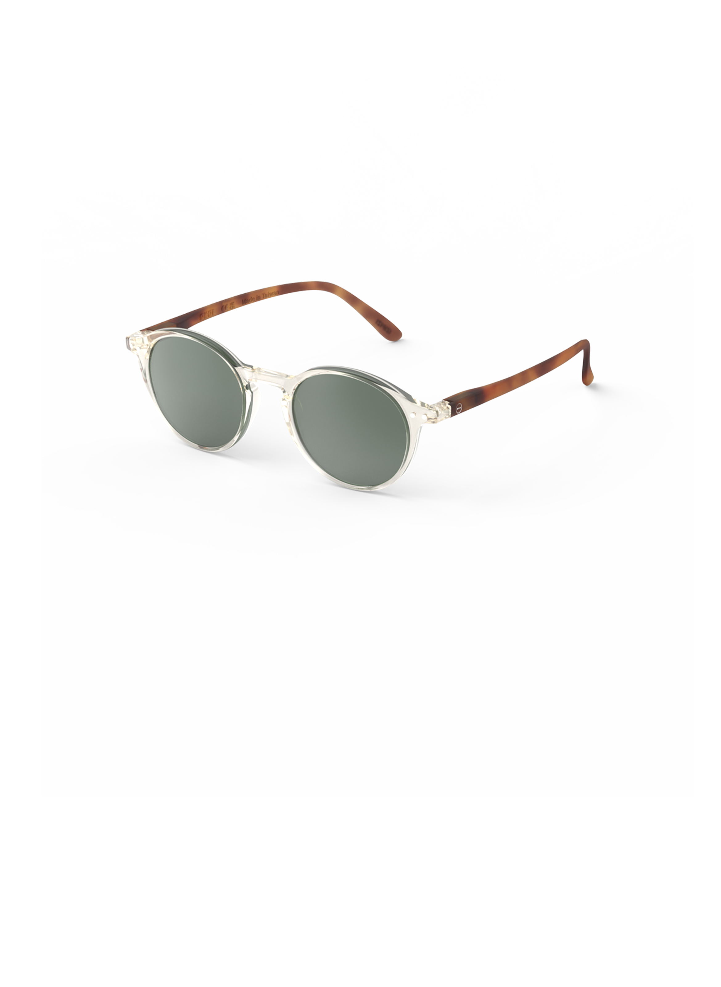 Lunettes de soleil transparentes et arrondies IZIPIZI Transparent