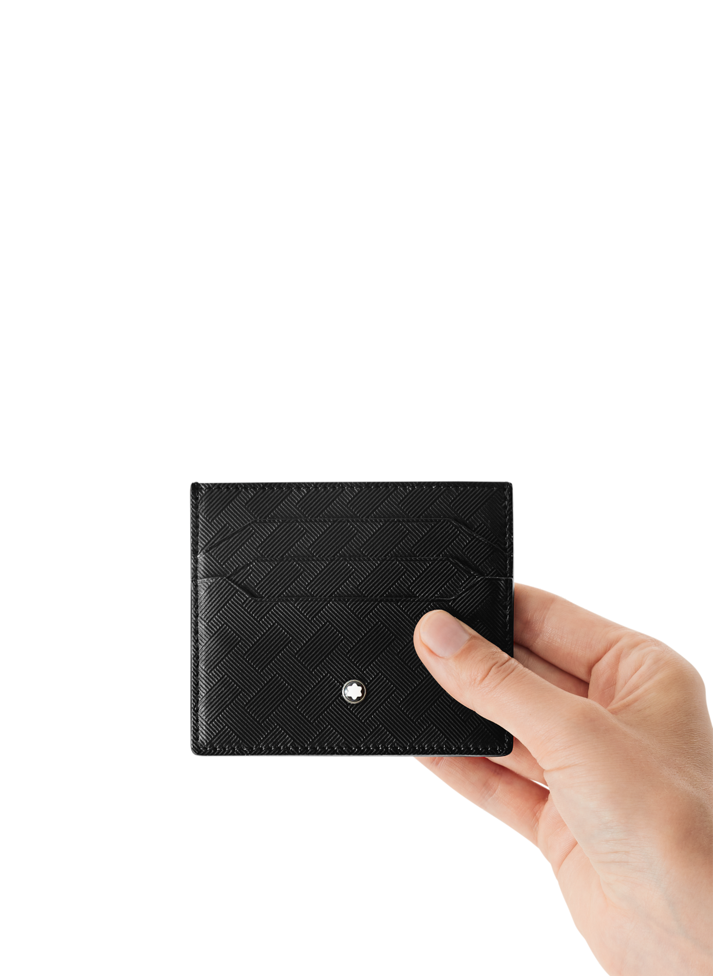 Leather card holder MONTBLANC Black