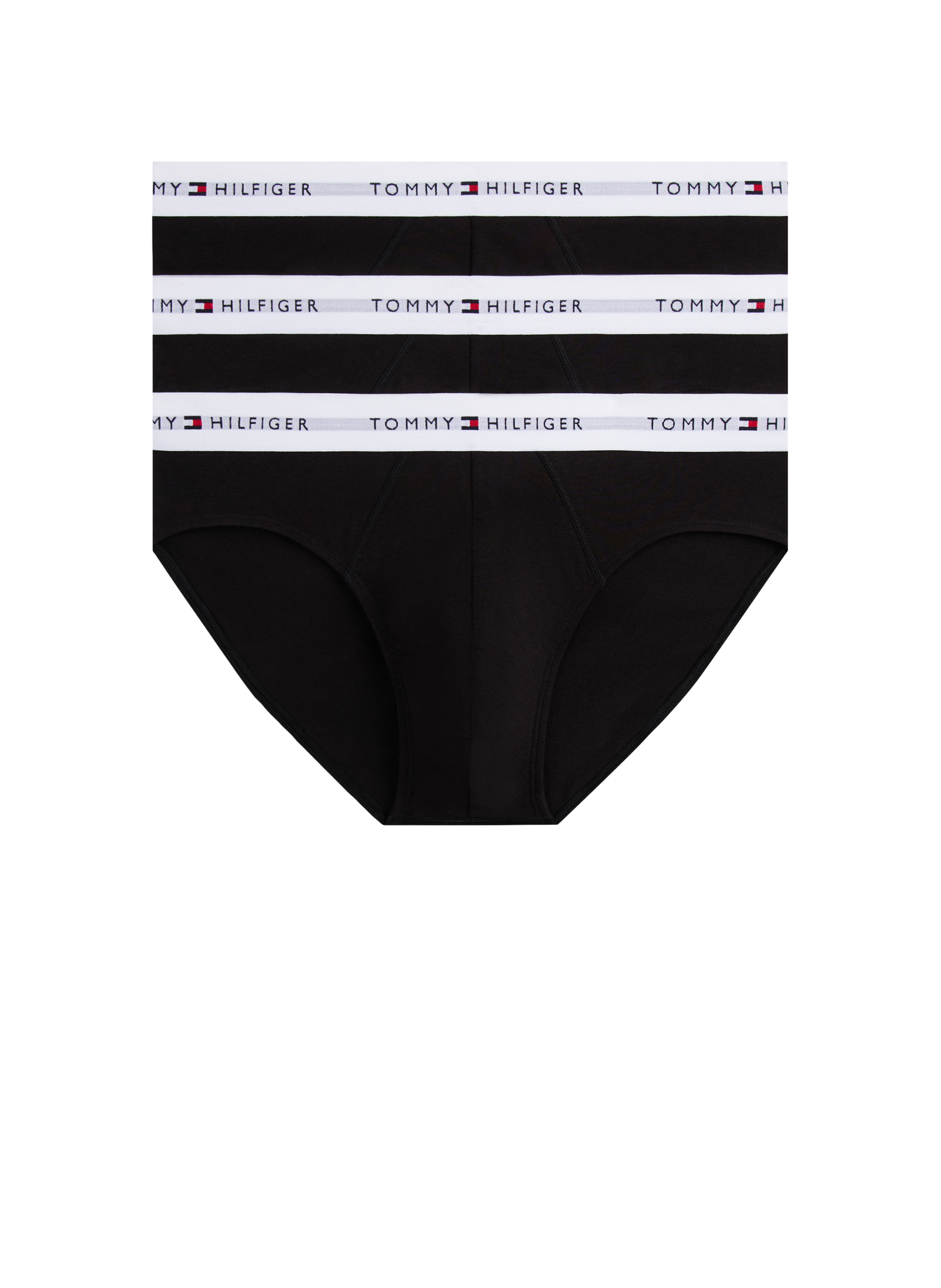 Set of three briefs TOMMY HILFIGER Black