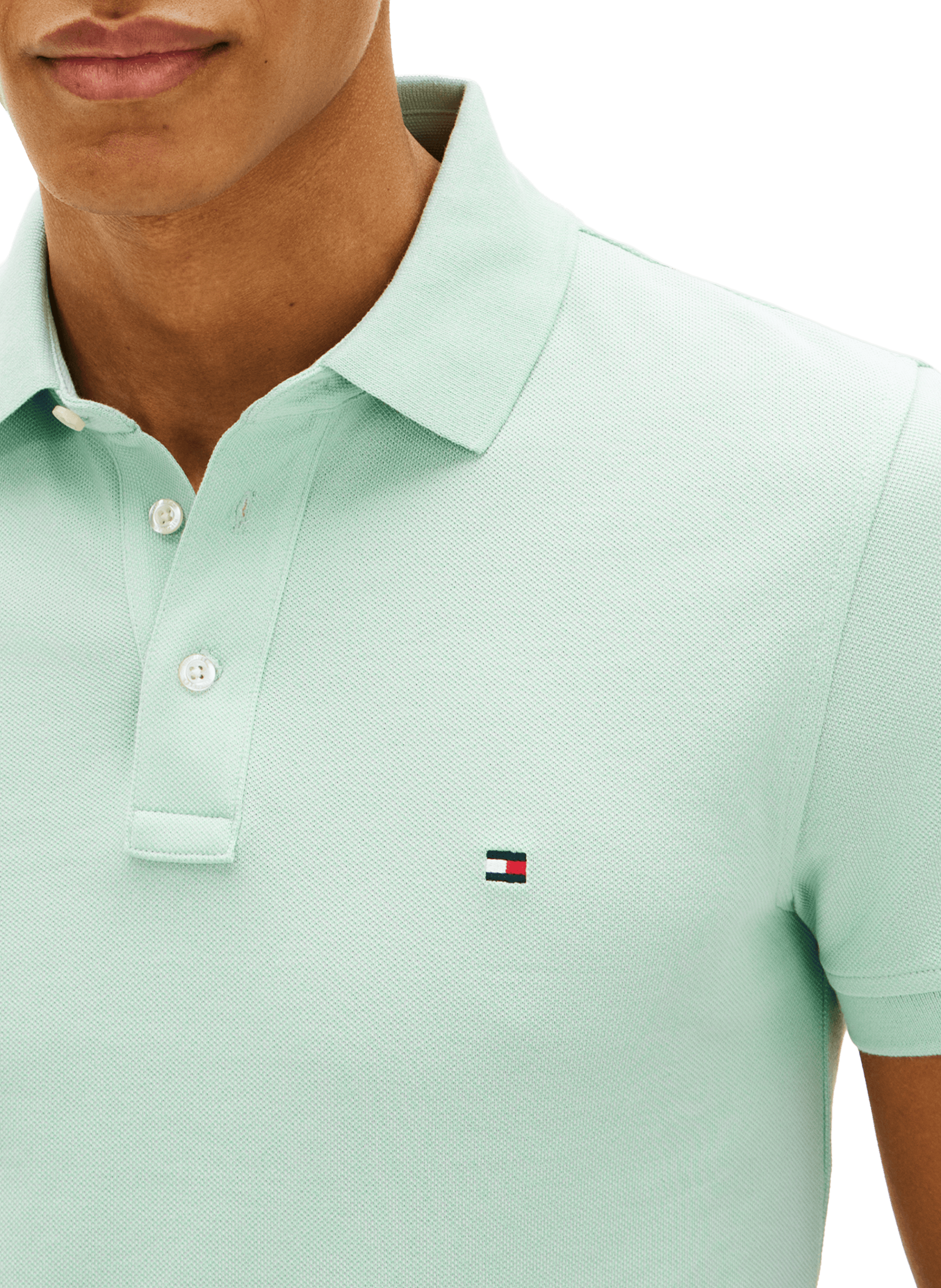 Polo en coton organique Vert